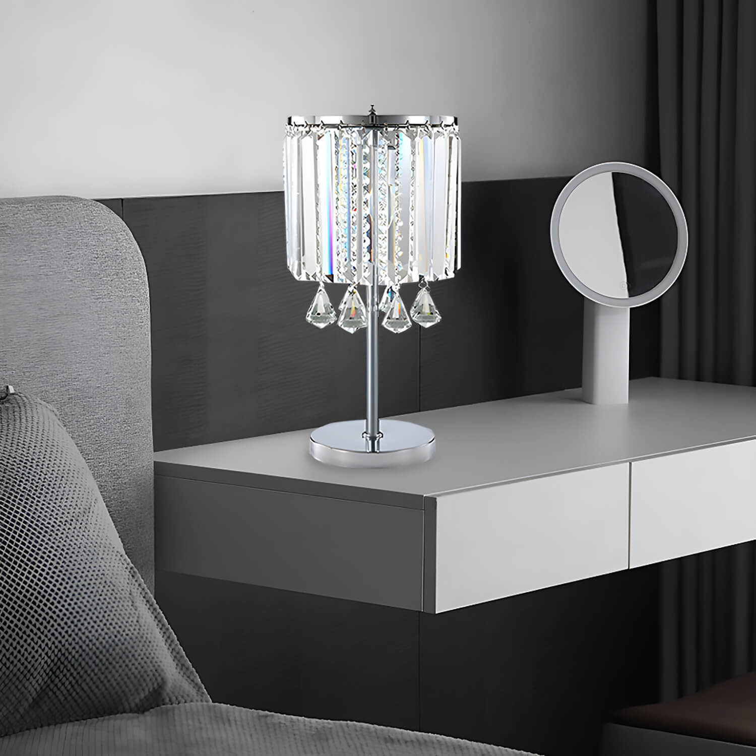 Gorgeous Crystal Table Lamp-bed room 2|Sofary