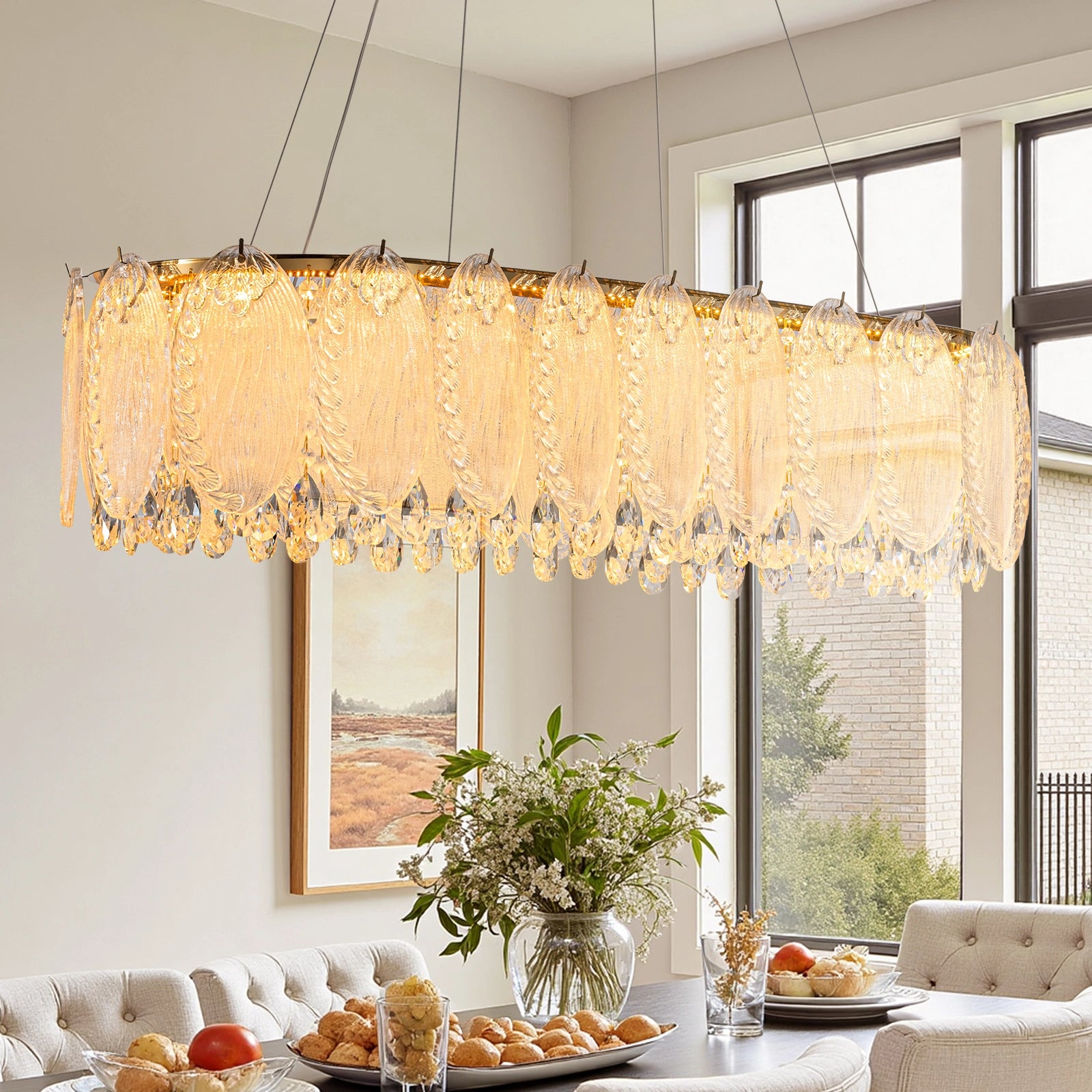 handcrafted-crystal-glass-leaf-oval-chandelier-ch343-sofary-lighting