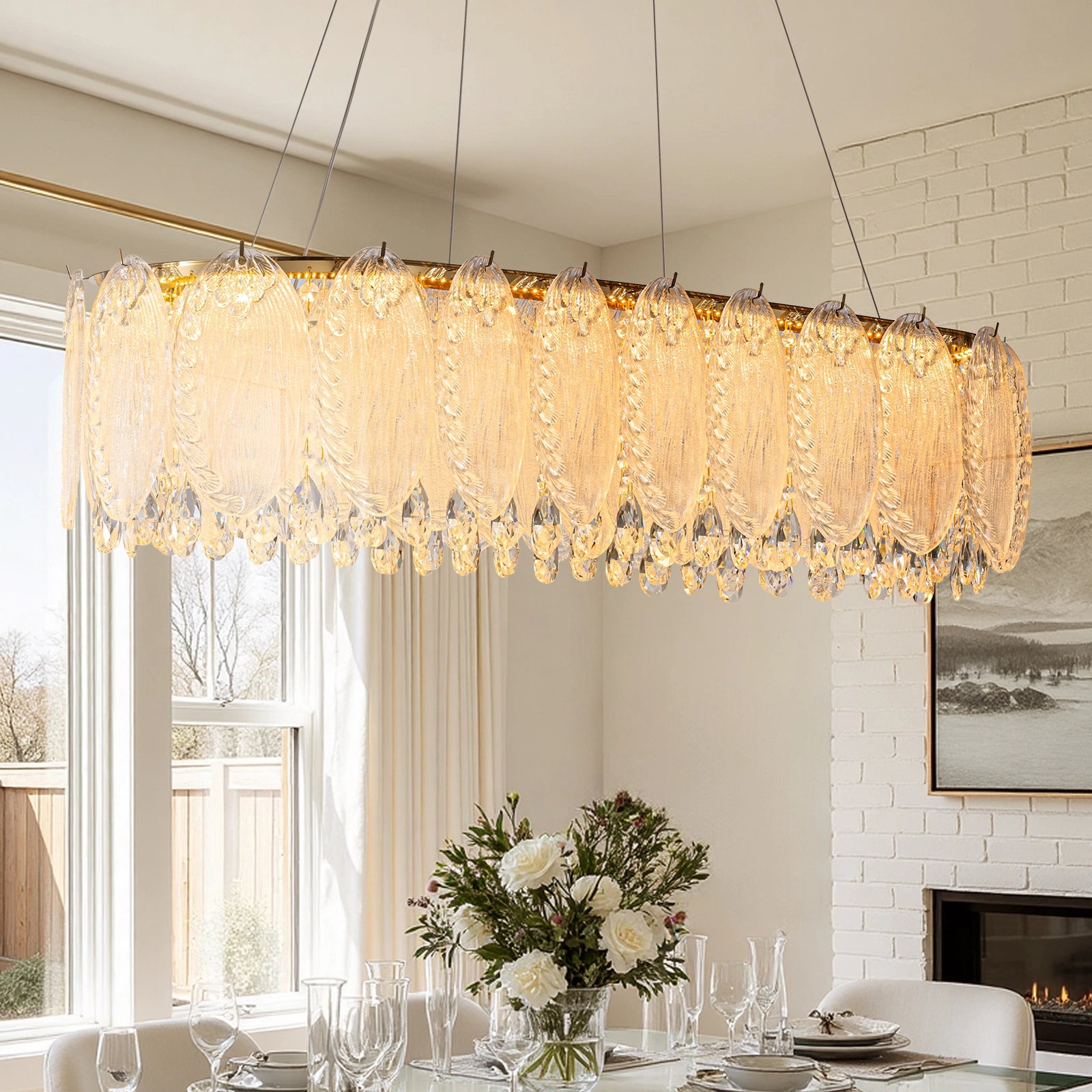 handcrafted-crystal-glass-leaf-oval-chandelier-ch343-sofary-lighting