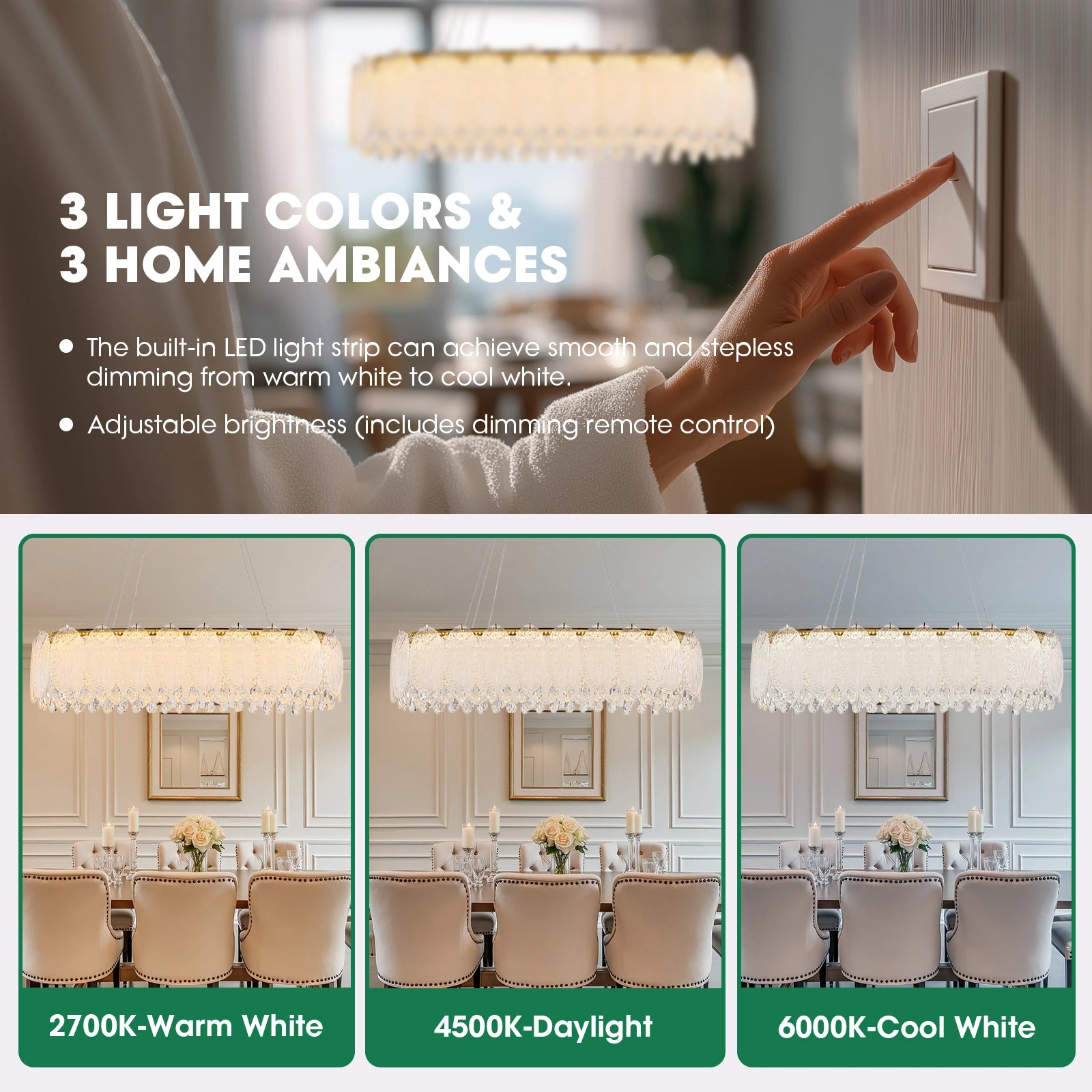 handcrafted-crystal-glass-leaf-oval-chandelier-white-color-adjustable-ch343-sofary-lighting