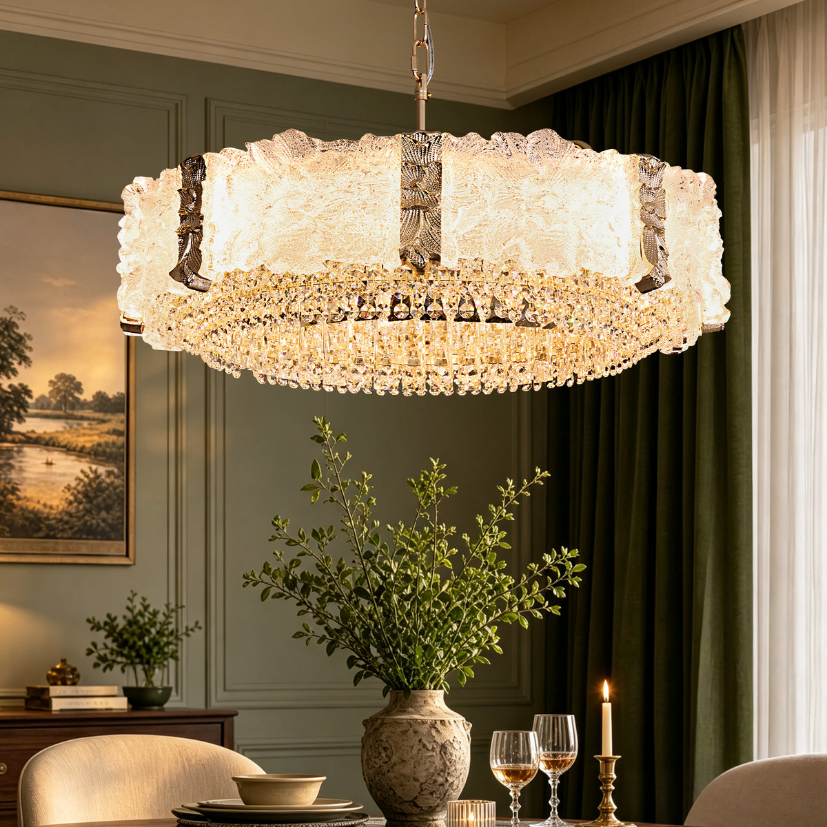 ismerelle-classic-luxury-ice-crystal-tiered-drum-chandelier-sofary-lighting