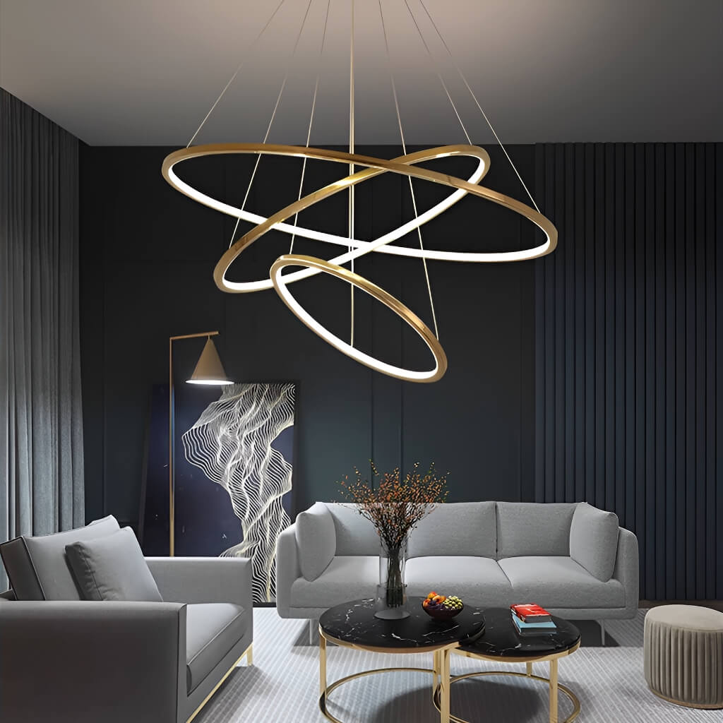 Chandelier, Chandelier Minimalist Chandelier Minimalist Black LED Modern  Home Dining Table Living Room Bar Indoor Pendant Lighting Fixture (Color 