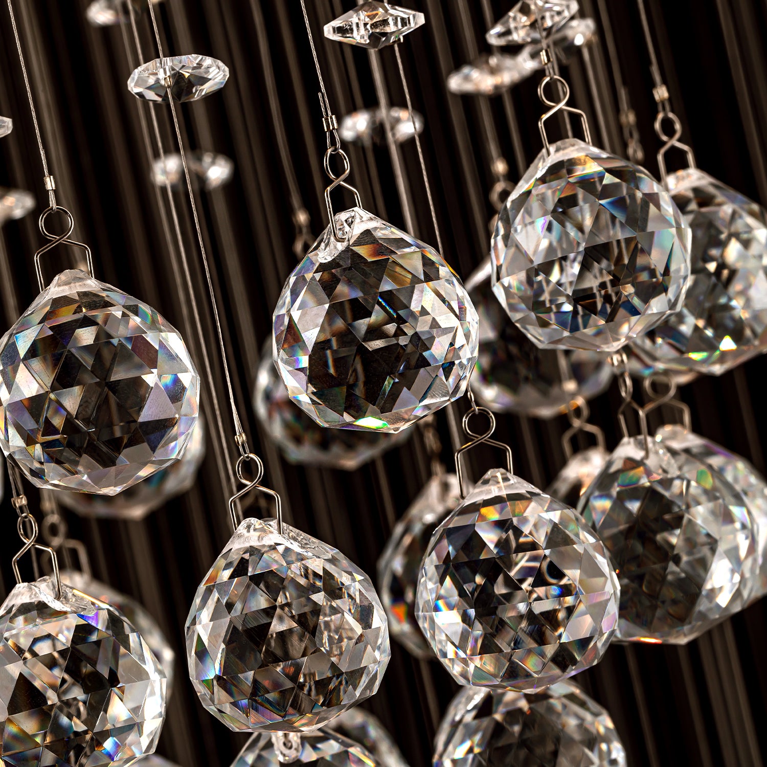 Luxury Solar System Spiral Raindrop Chandelier For Foyer and Entryway |Sofary