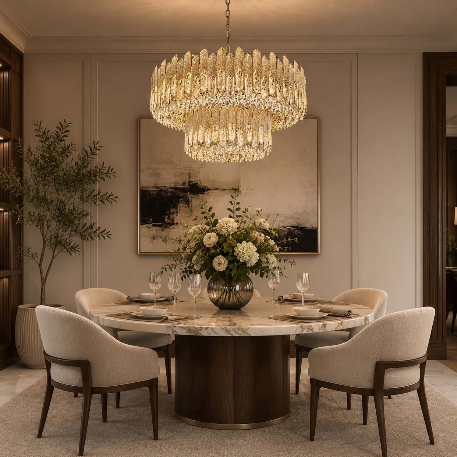 marcelline-modern-luxury-crystal-tiered-drum-chandelier-dining-roommarcelline-modern-luxury-crystal-tiered-drum-chandelier-sofary-lighting