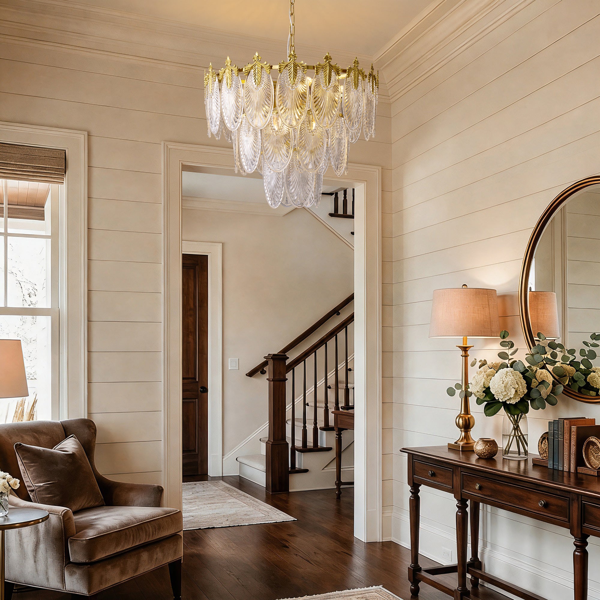 meliora-modern-luxury-gold-glass-leaf-chandelier-foyer