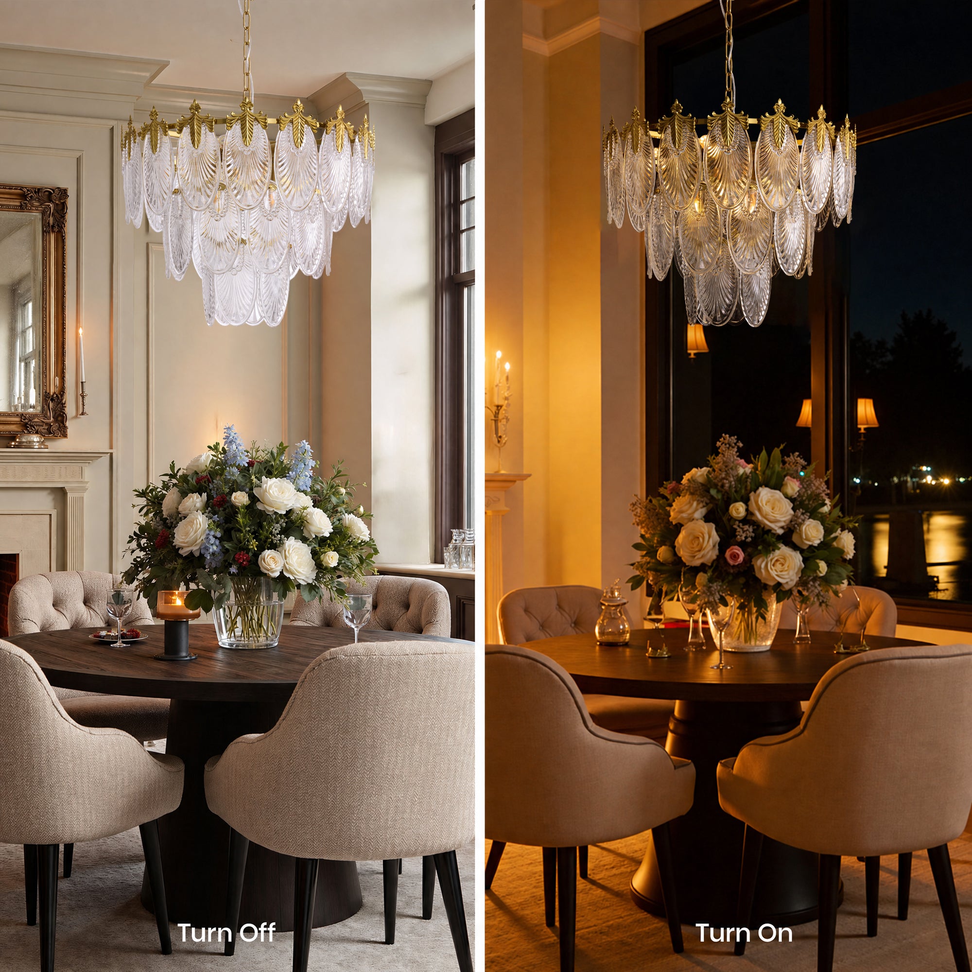 meliora-modern-luxury-gold-glass-leaf-chandelier-turn-on-and-off
