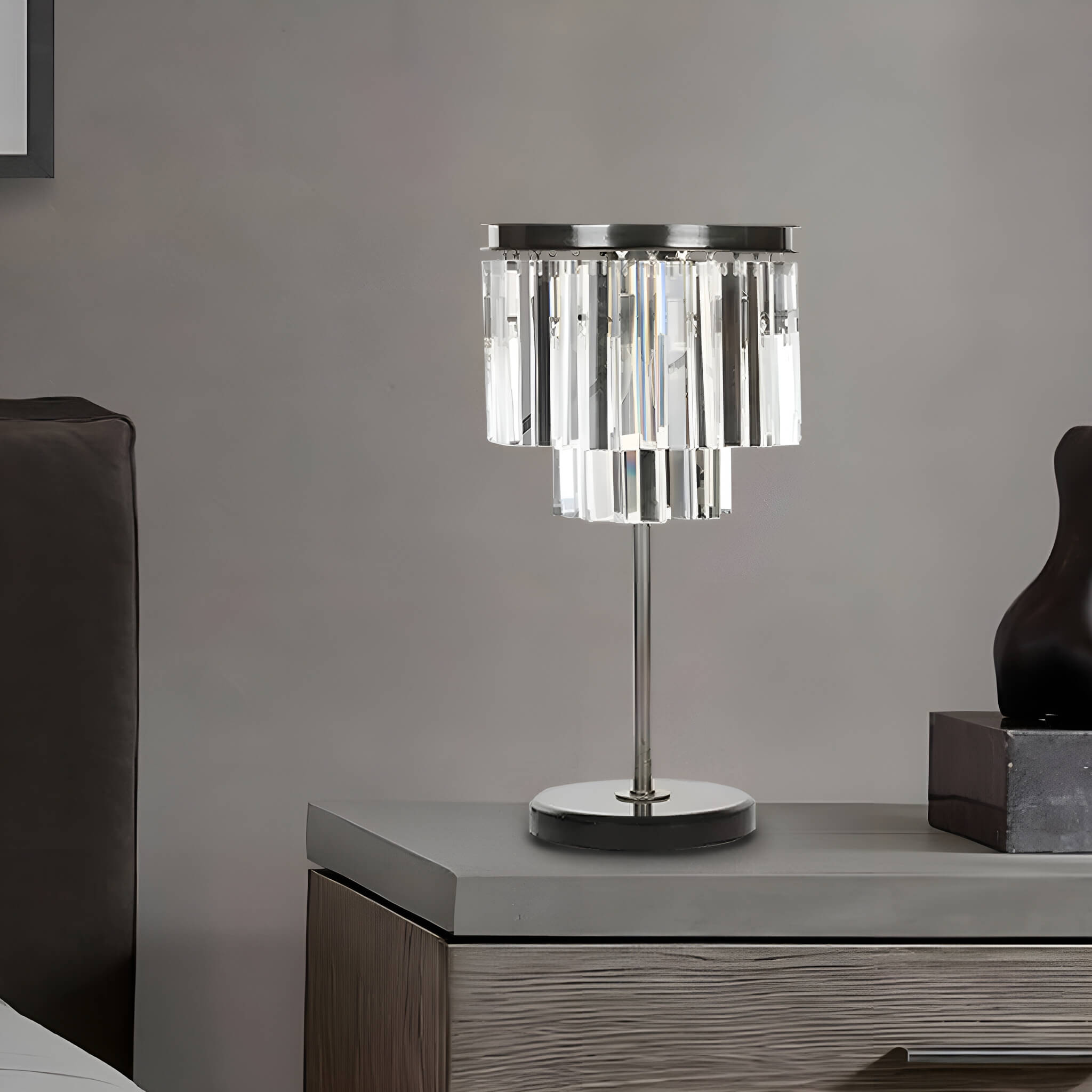 Minimalist American Retro Table Lamp Modern Designer Villa Bedroom -bedroom|Sofary