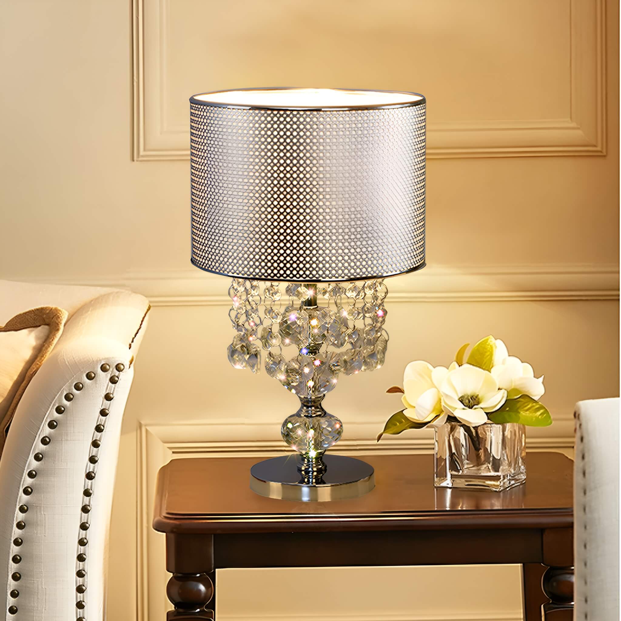 Minimalist Crystal Table Lamp -living-room|Sofary