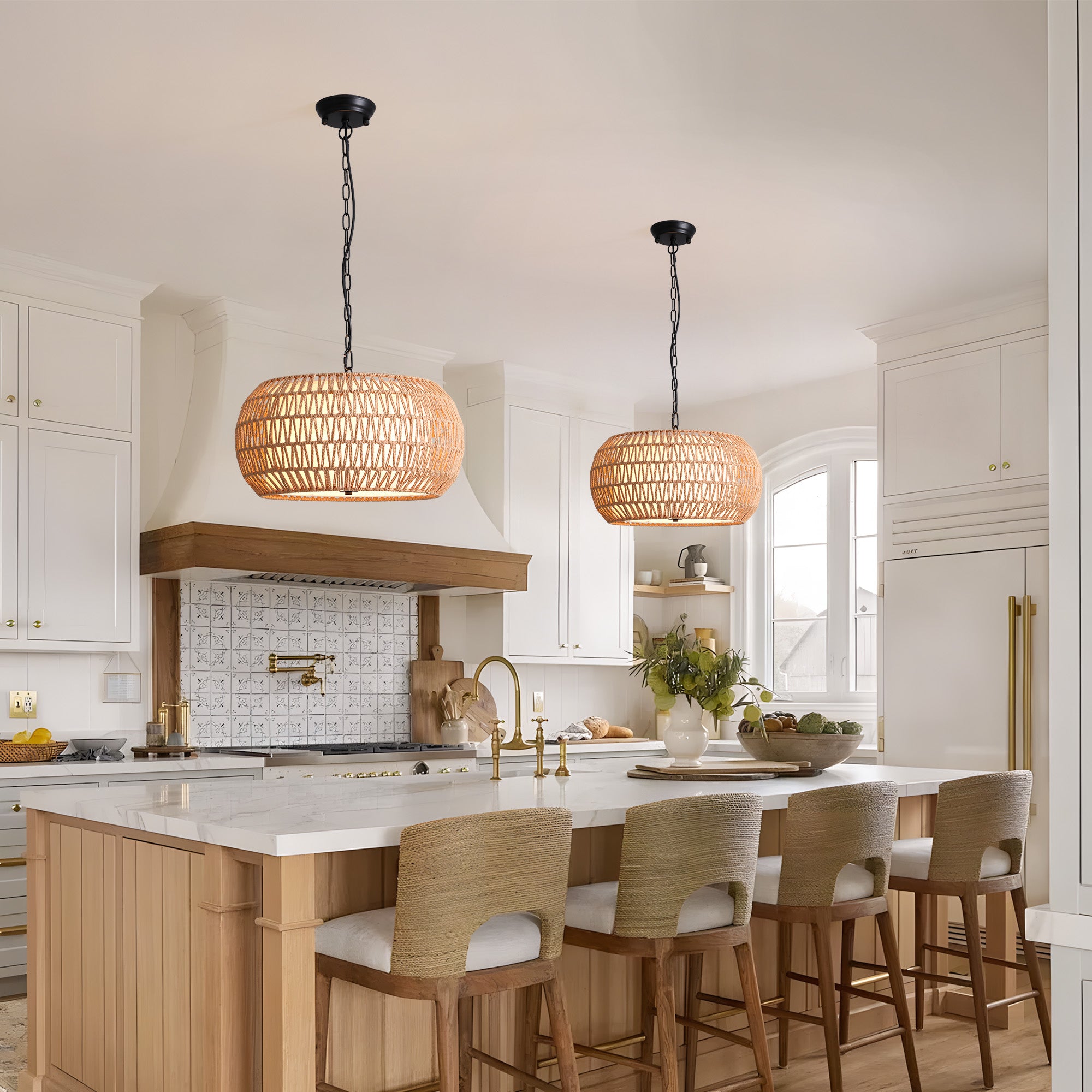 mirelle-modern-boho-woven-rattan-dome-chandelier-kitchen-island-sofary-lighting