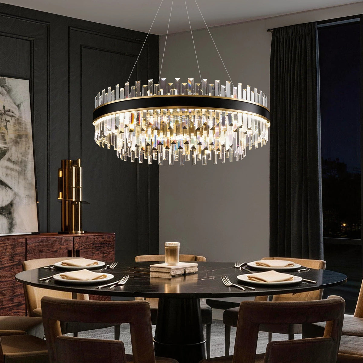 modern-crystal-ring-luxury-chandelier-hanging-over-a-black-dining-table-ch500-20260331-sofary-lighting