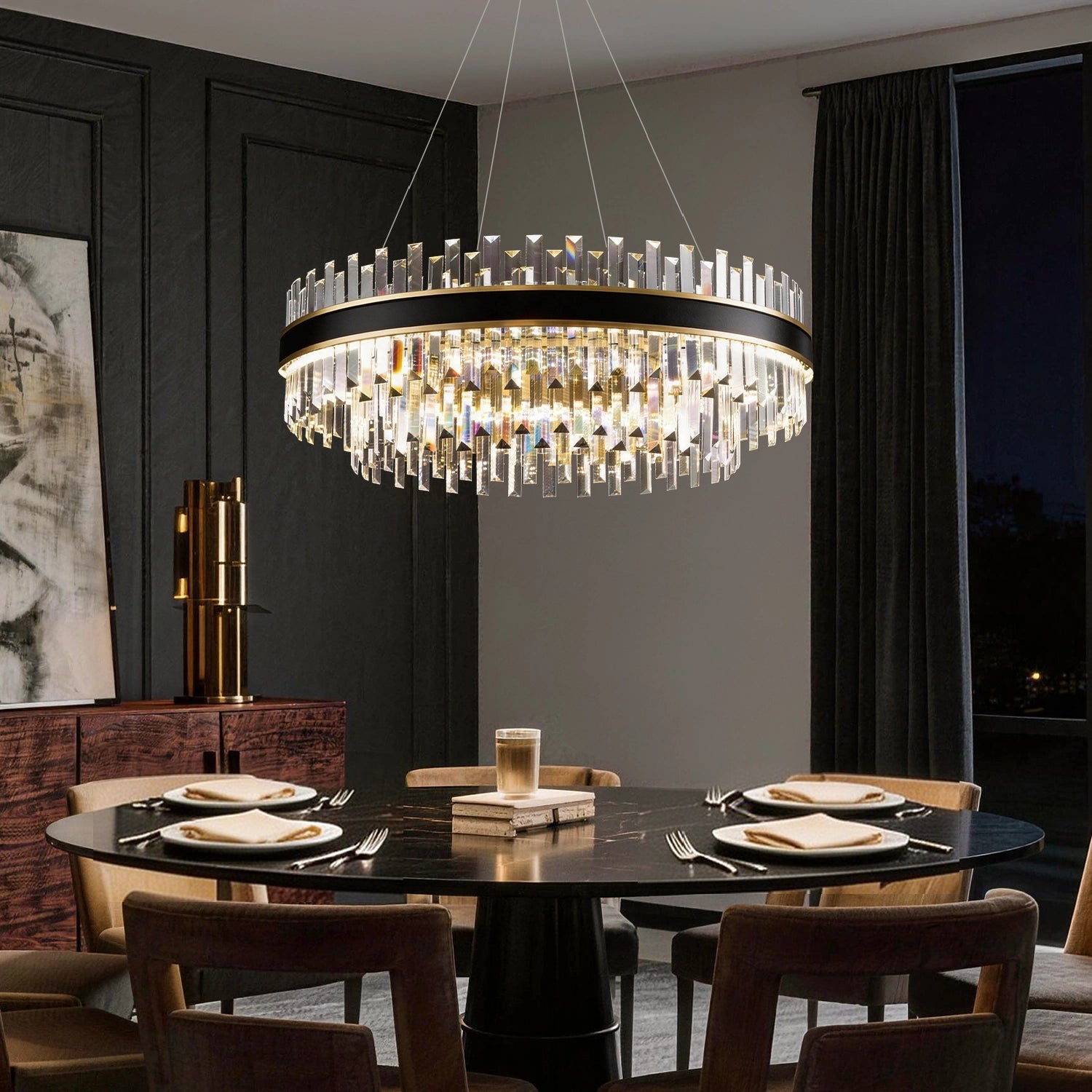 modern-crystal-ring-luxury-chandelier-hanging-over-a-black-dining-table-ch500-20260331-sofary-lighting