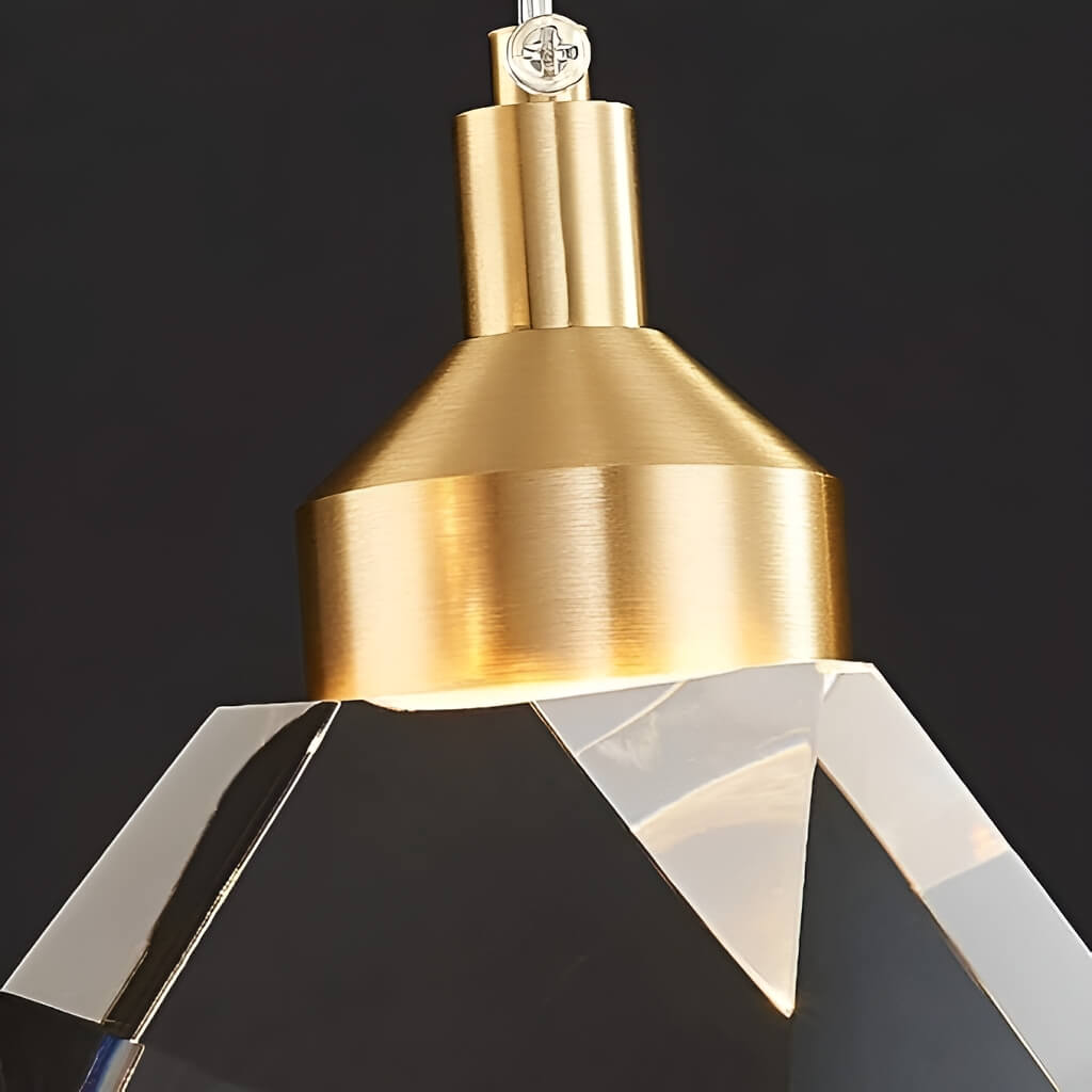 Modern Golden Raindrop Crystal Chandeliers for High Ceilings in Foyer & Living Room details-2 | Sofary Lighting