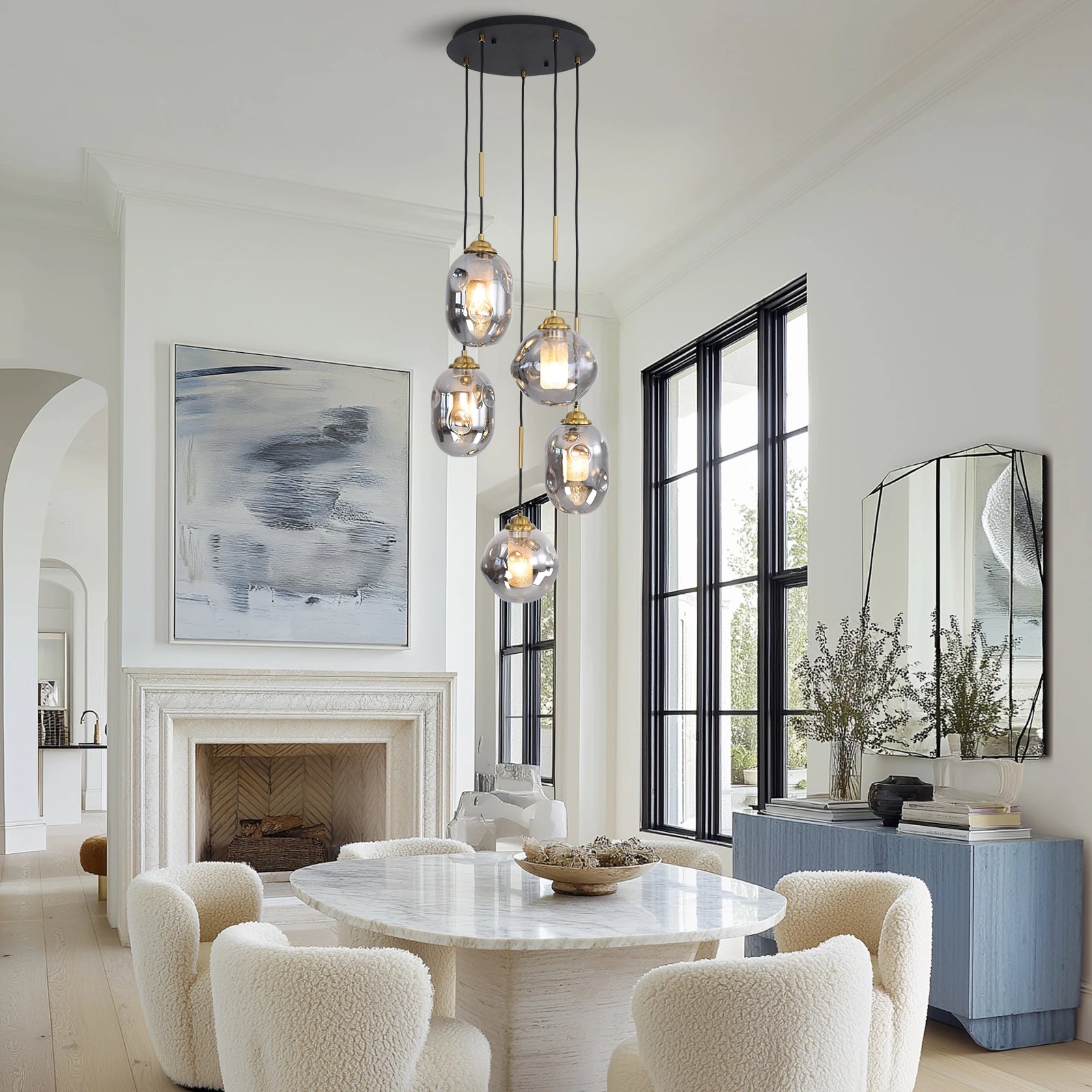 modern-lava-glass-multi-light-chandelier-ch475-sofary-lighting