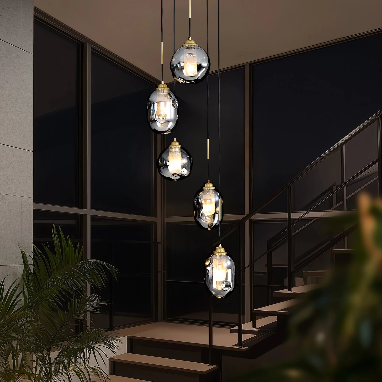 modern-lava-glass-multi-light-chandelier-ch475-sofary-lighting