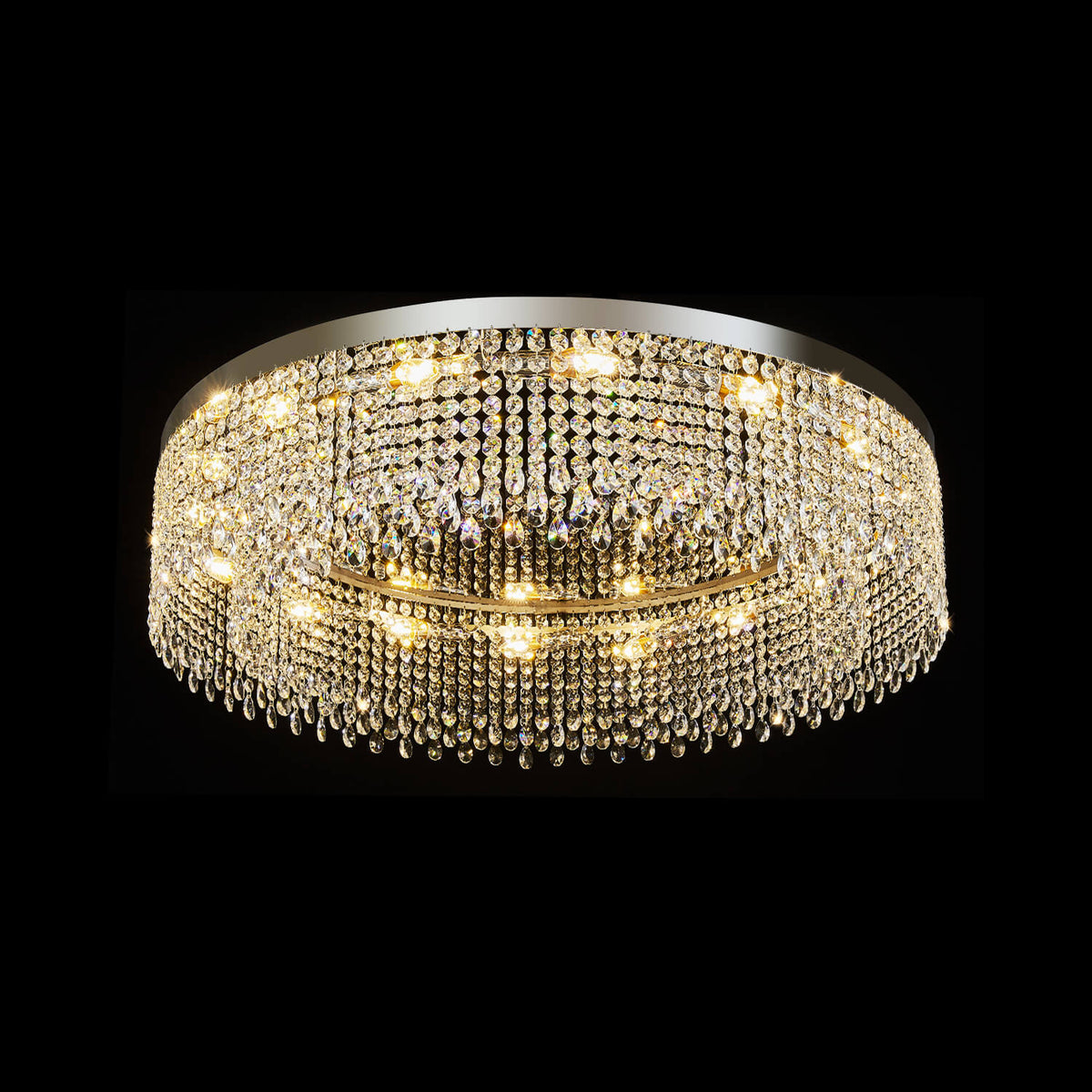 Crystal Flush Mount Ceiling Light Fixtures