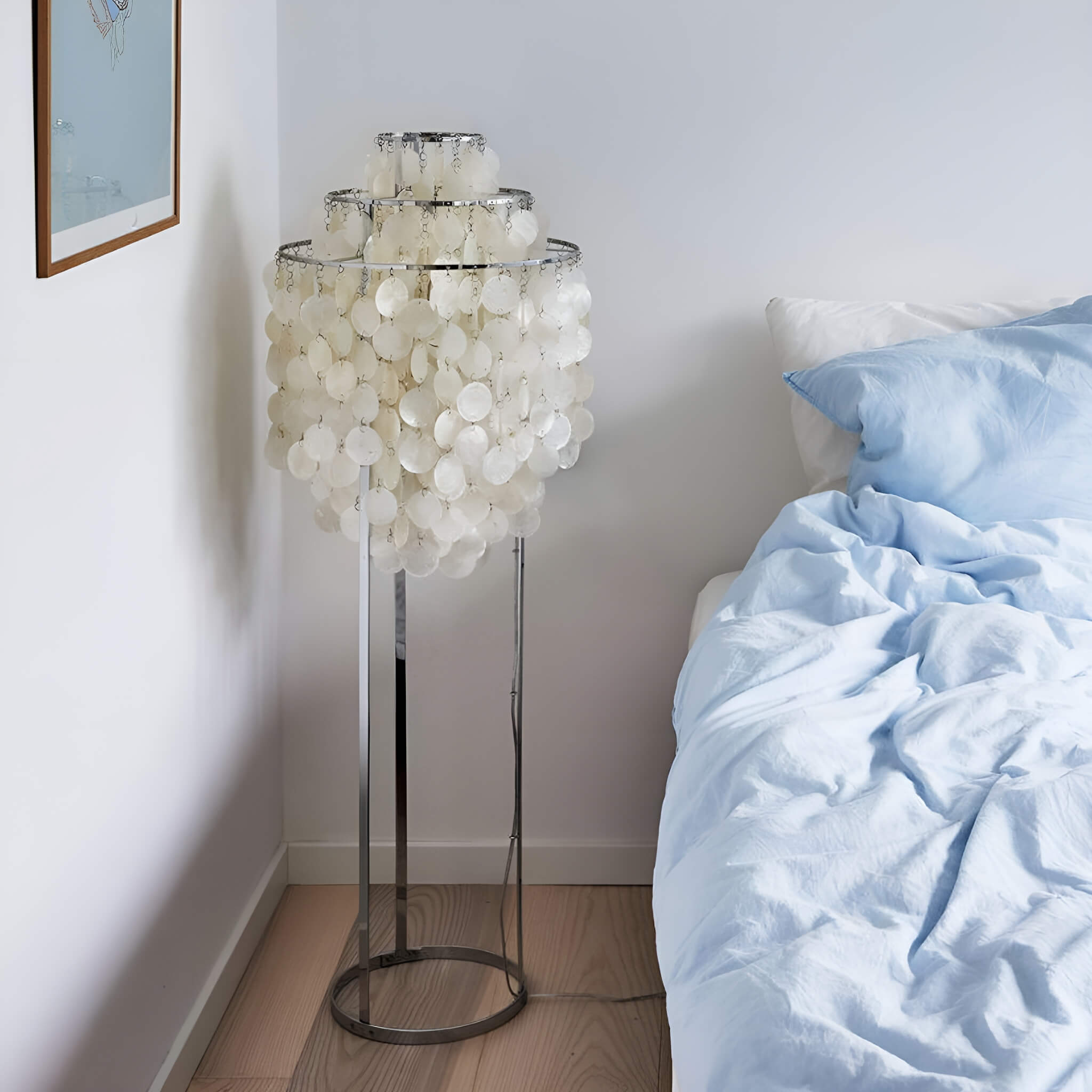 Modern Nordic Seashell Floor Lamp -bedroom|Sofary