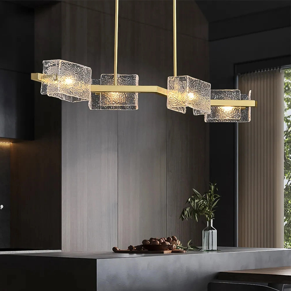 side-view-of-modern-ripple-glass-linear-gold-chandelier-ch438-20250718-sofary-lighting