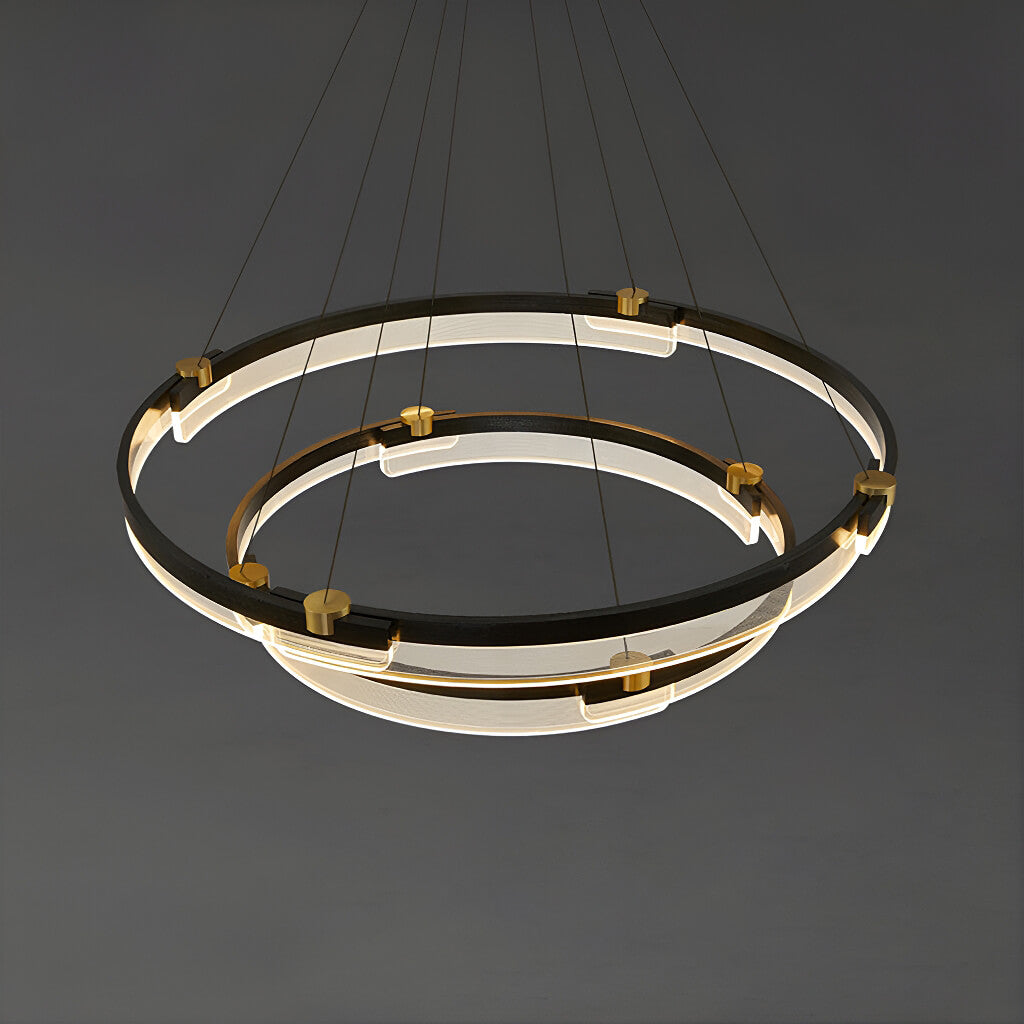 One Ring & Two Rings Pendant Light Fixture-detail-1 | Sofary Lighting