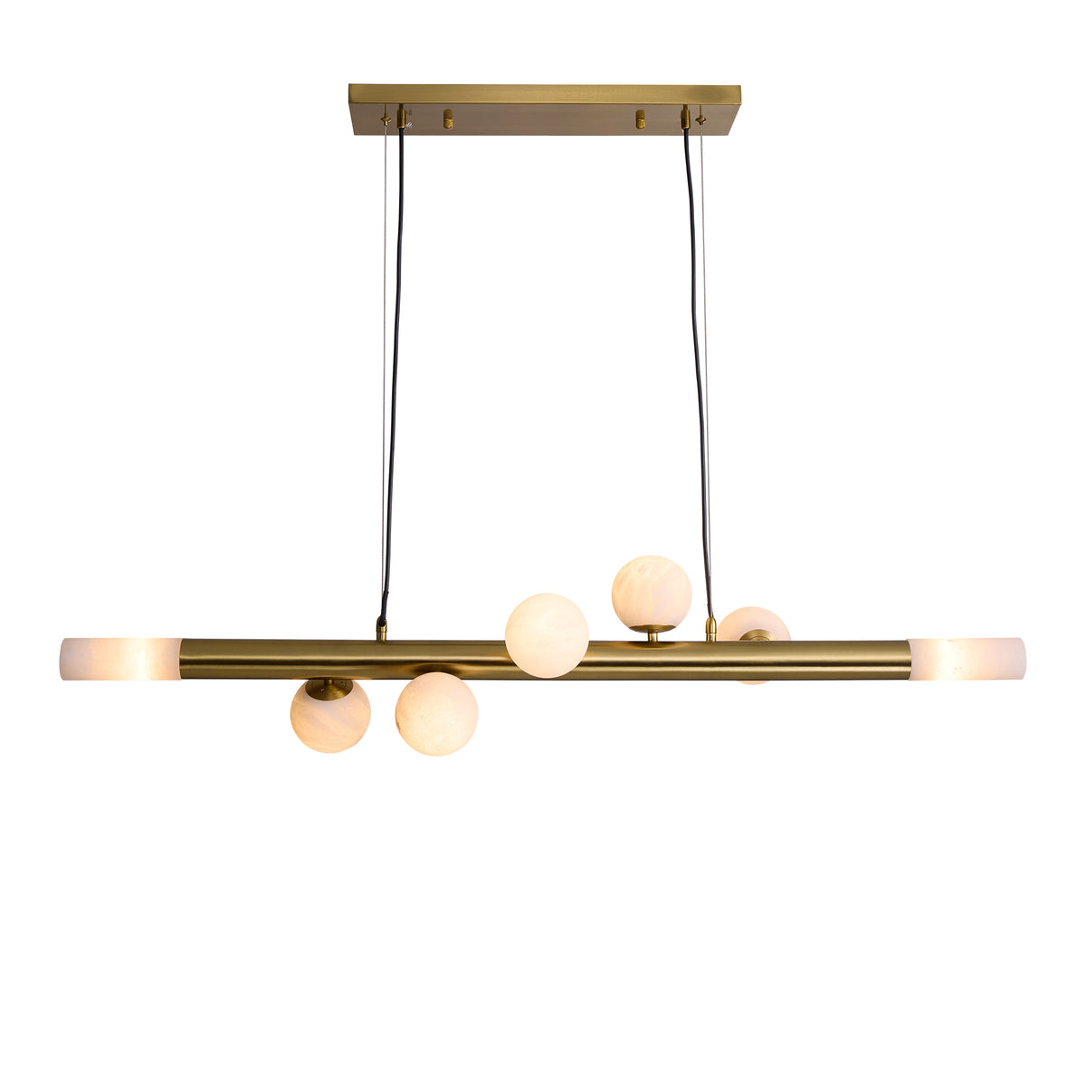 orlena-modern-artistic-gold-alabaster-globe-linear-chandelier-white-background-sofary-lighting
