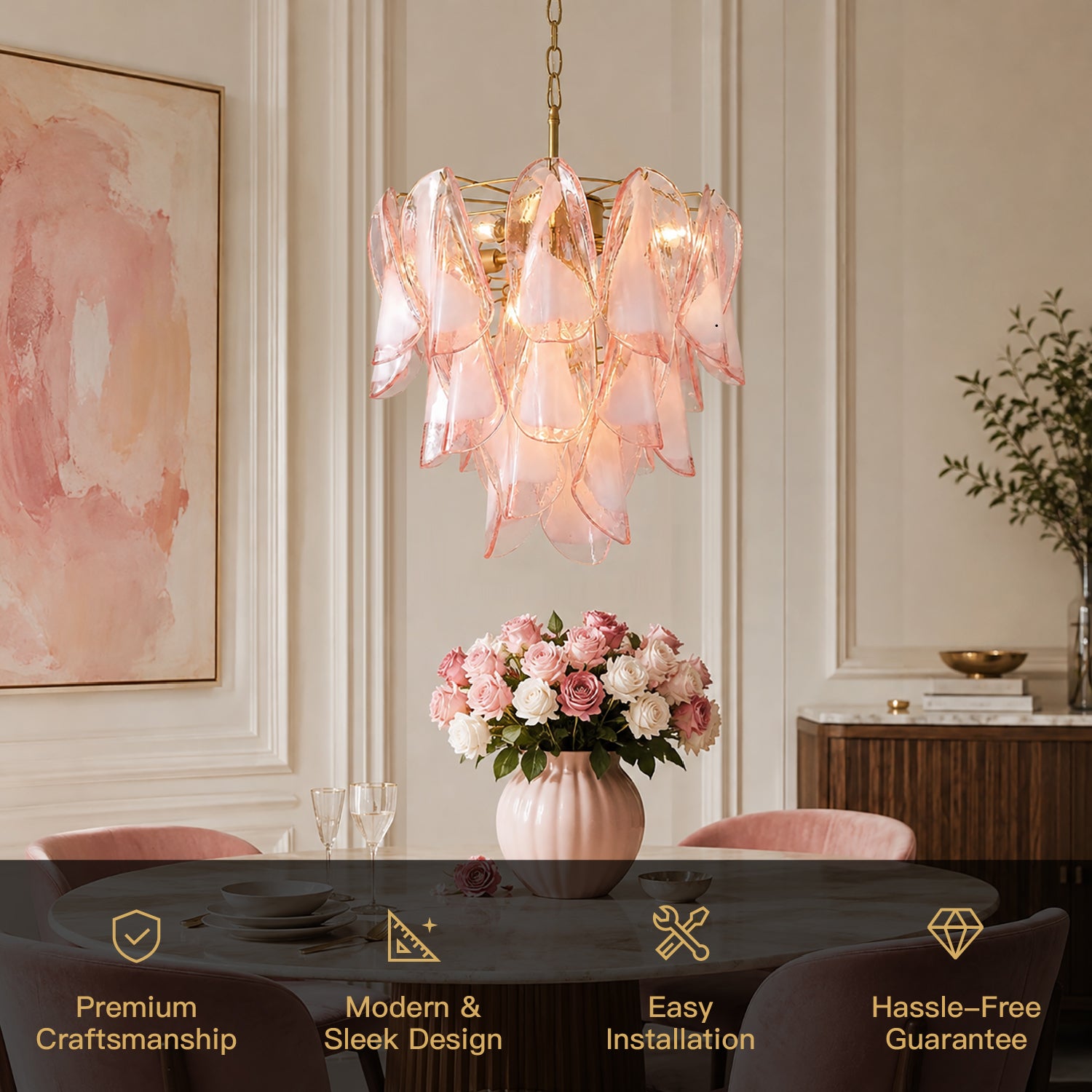 rosavelle-modern-romantic-pink-glass-petal-chandelier-feature-sofary-lighting