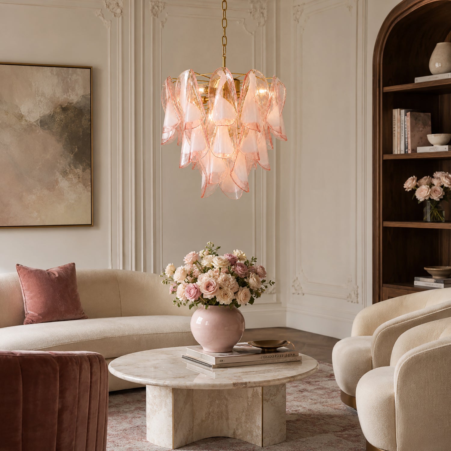 rosavelle-modern-romantic-pink-glass-petal-chandelier-living-room-sofary-lighting