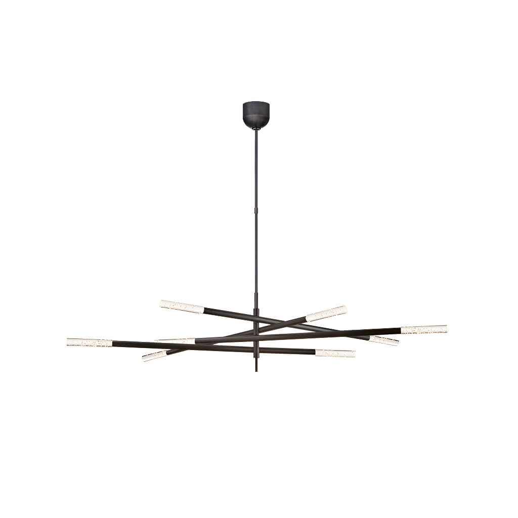 Rousseau Grande Eight Light Acrylic Glass | Sofary Lighting