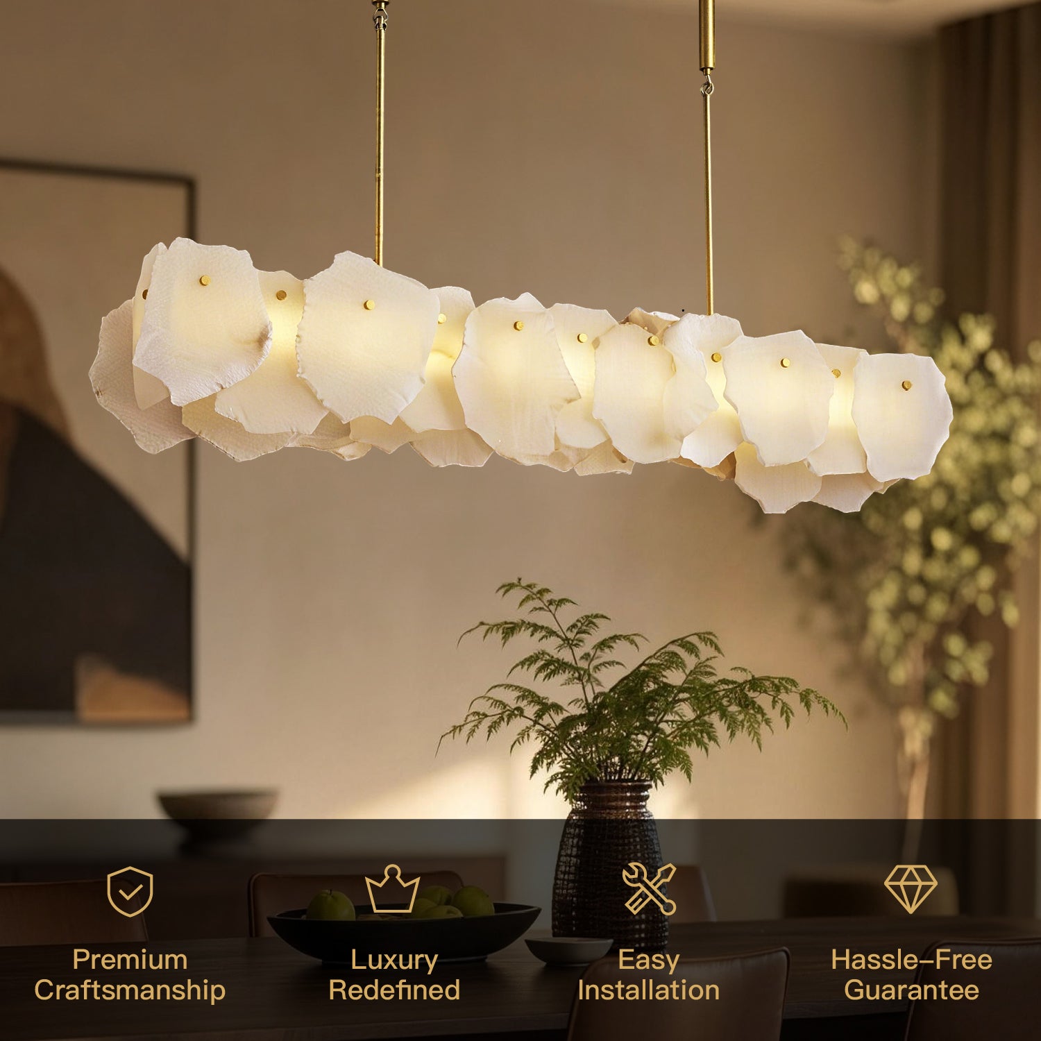 seravelle-modern-luxury-white-alabaster-petal-linear-chandelier-features-CH553-20260513