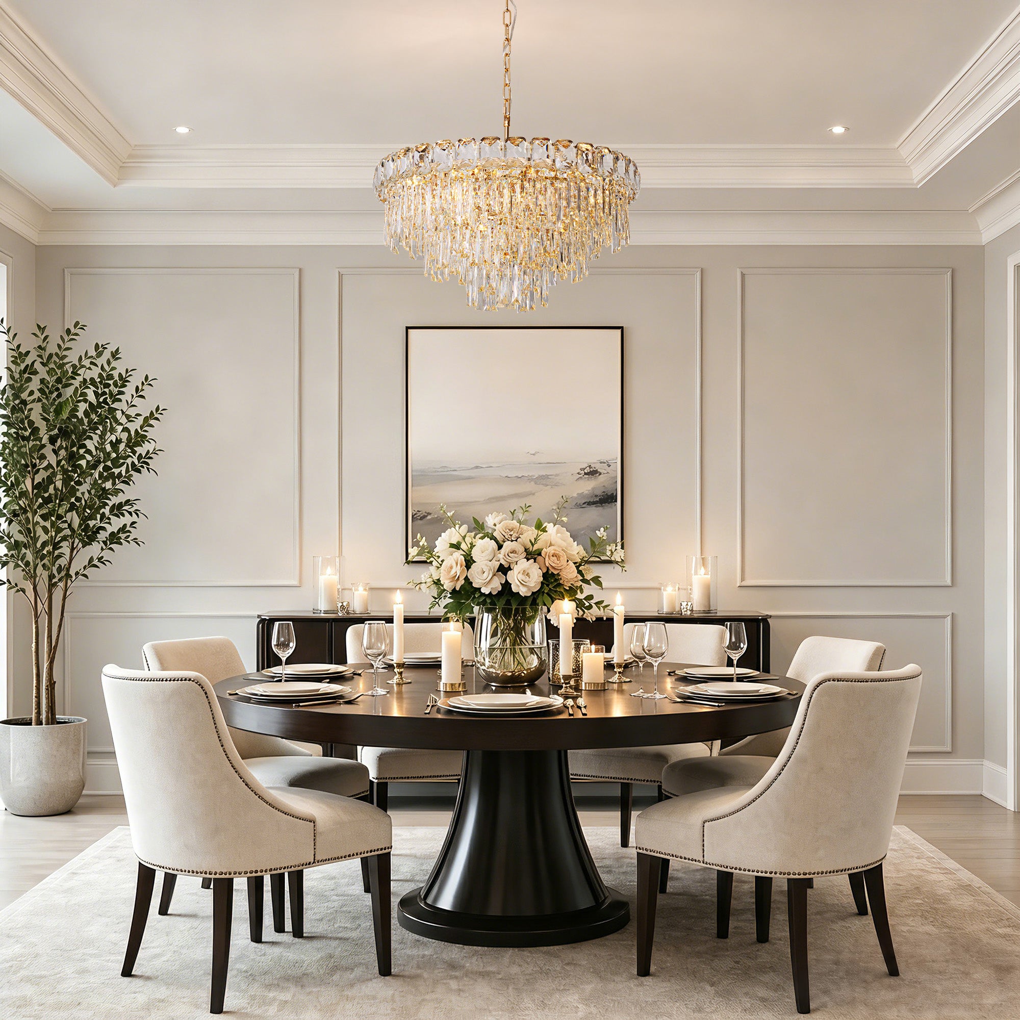 seravia-modern-luxury-gold-crystal-tiered-ring-chandelier-dining-room