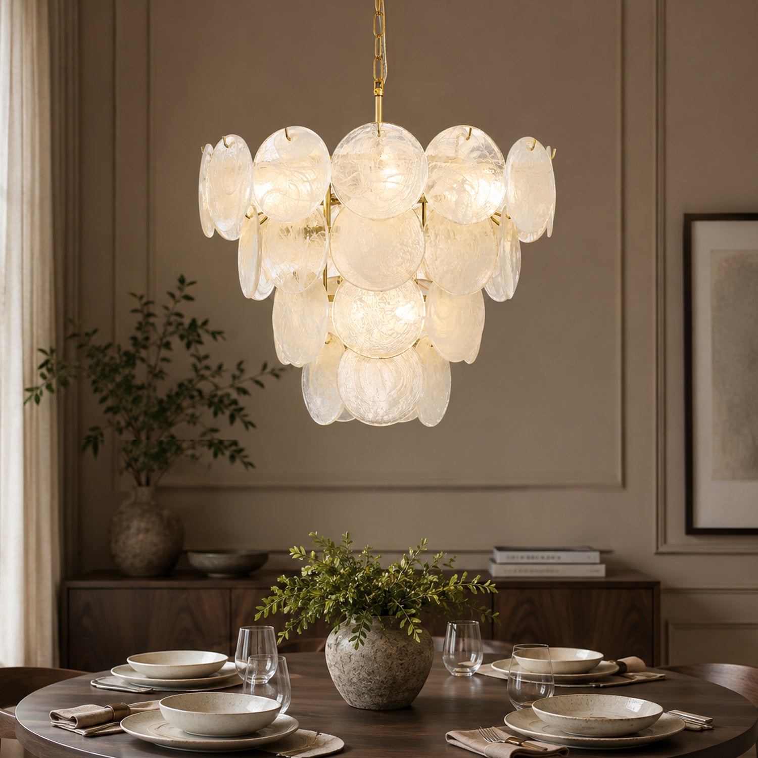 serenelle-modern-luxury-gold-glass-layered-disc-chandelier-with-table-sofary-lighting