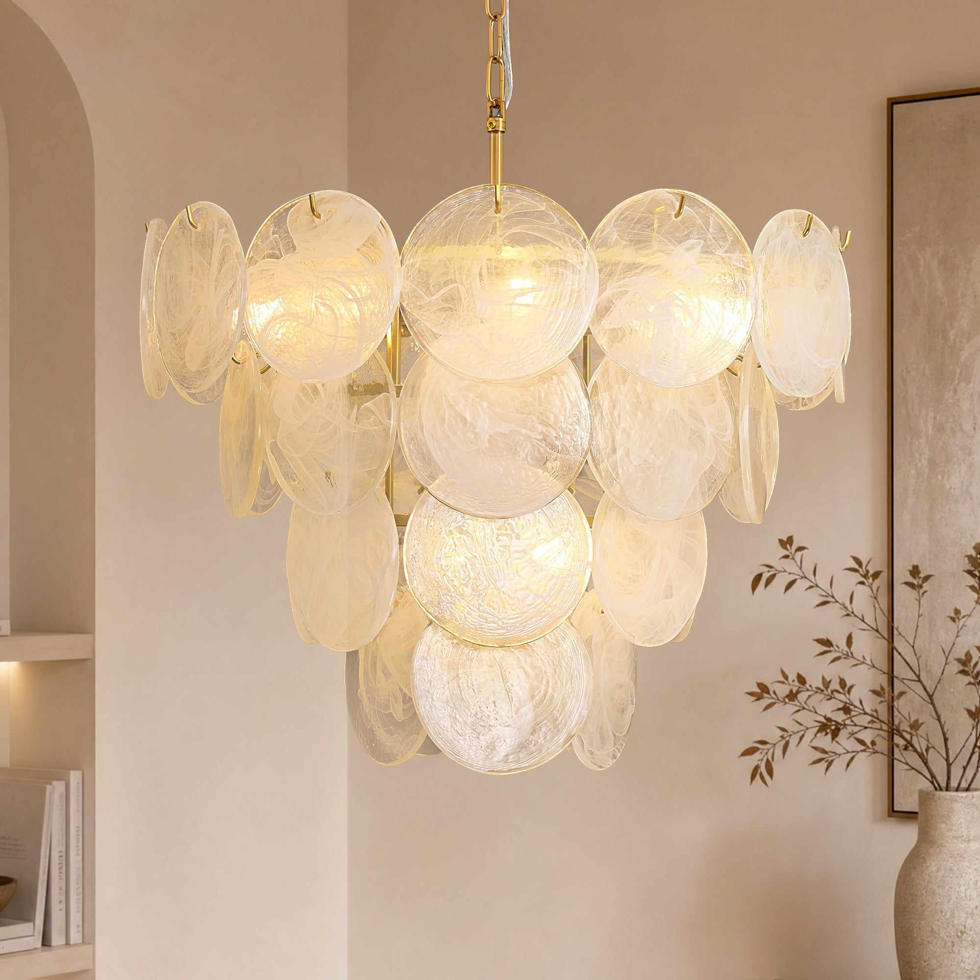 serenelle-modern-luxury-gold-glass-layered-disc-chandelier
