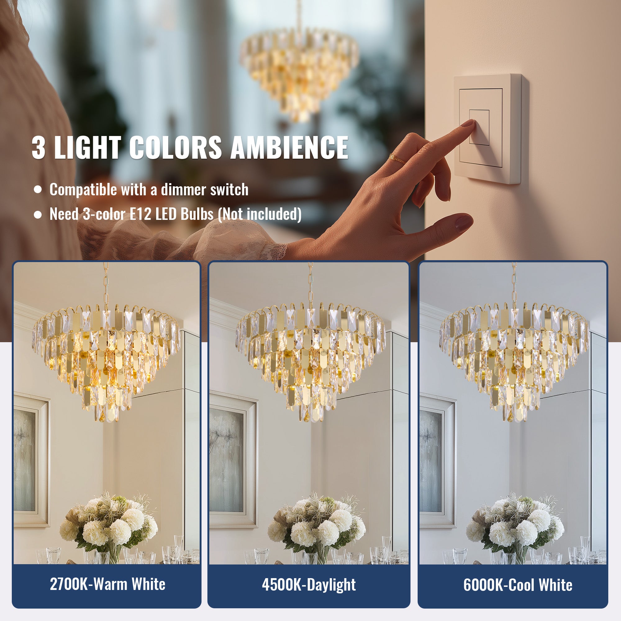 serenova-modern-luxury-gold-crystal-tiered-round-chandelier-three-colors-ambience