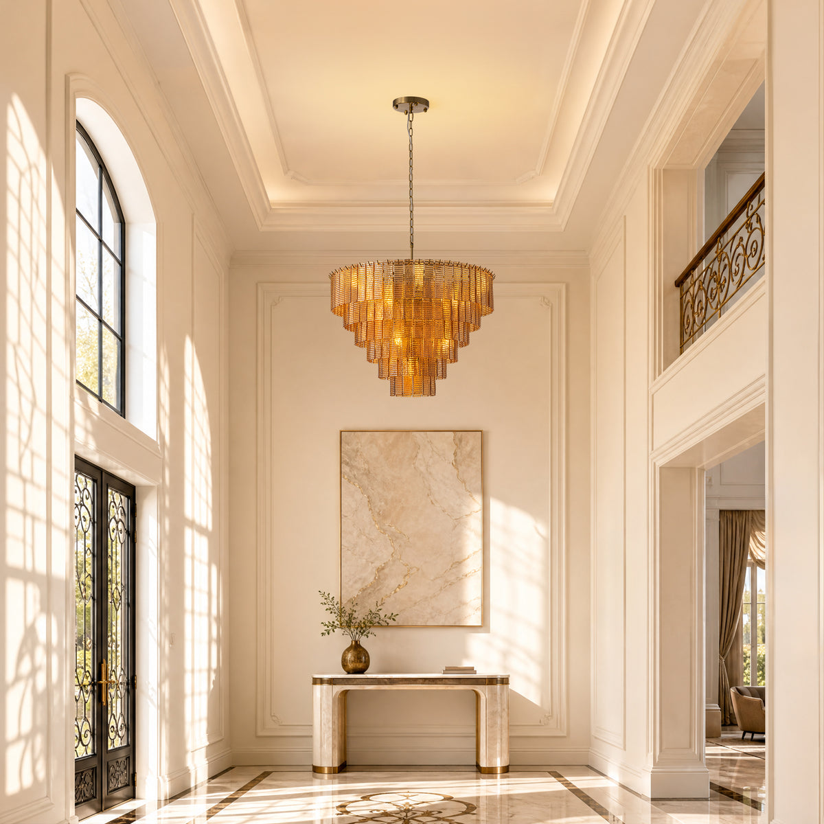 sirene-modern-luxury-glass-tiered-drum-chandelier-foyer-two-sofary-lighting