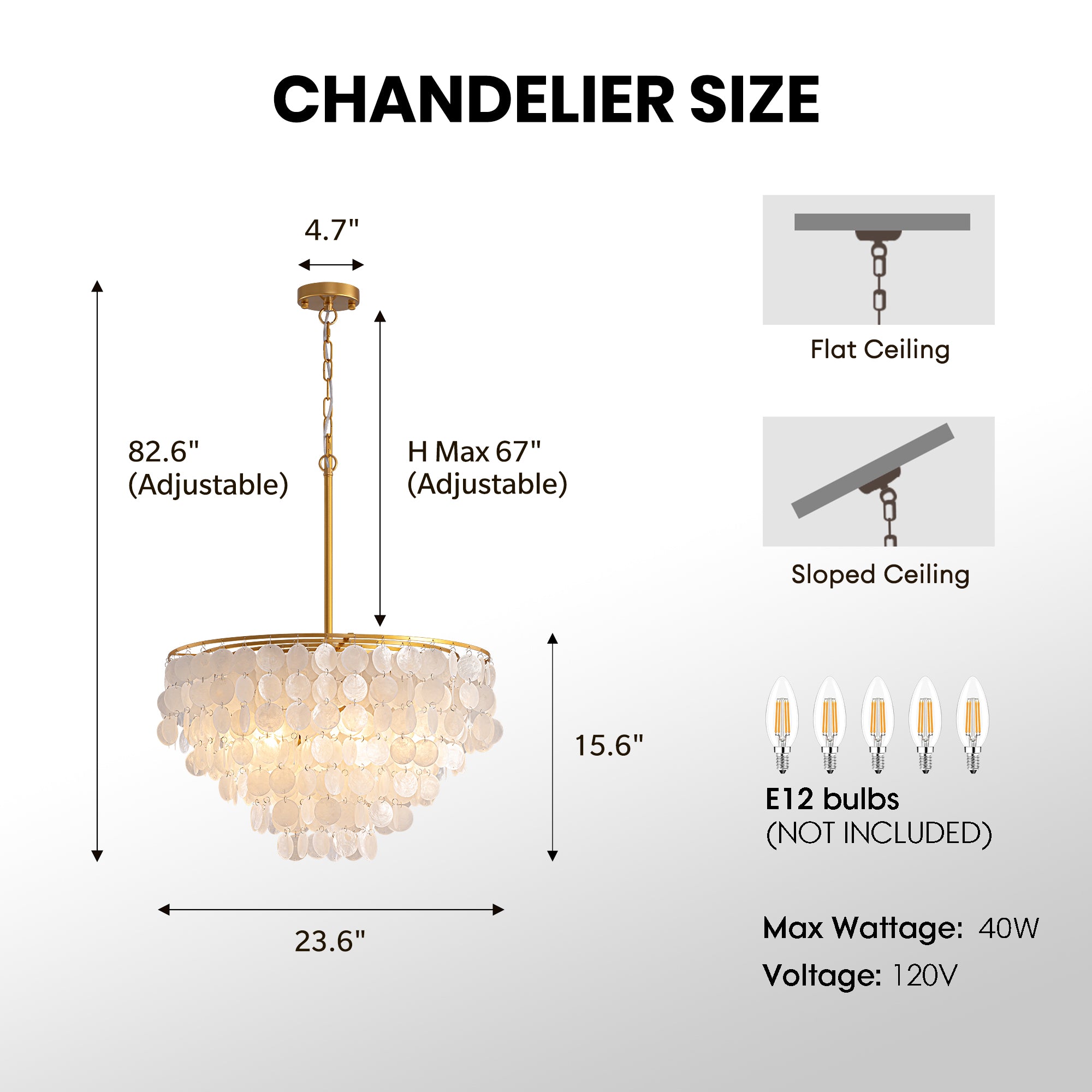 size-one-calista-coastal-gold-shell-tiered-disc-chandelier-sofary-lighting