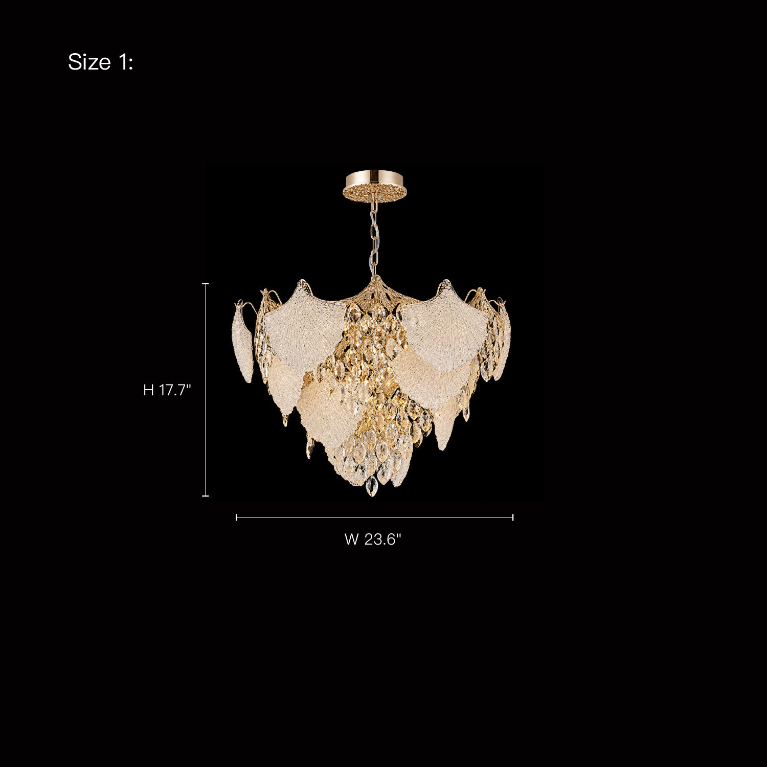 size-one-elowenne-luxury-gold-glass-leaf-k9-crystal-cascade-chandelier-sofary-lighting