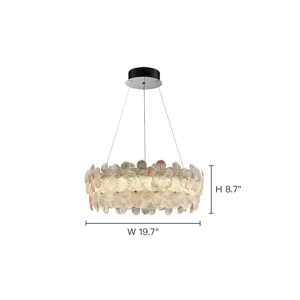 size-one-modern-art-deco-glass-floral-chandelier-dimension
