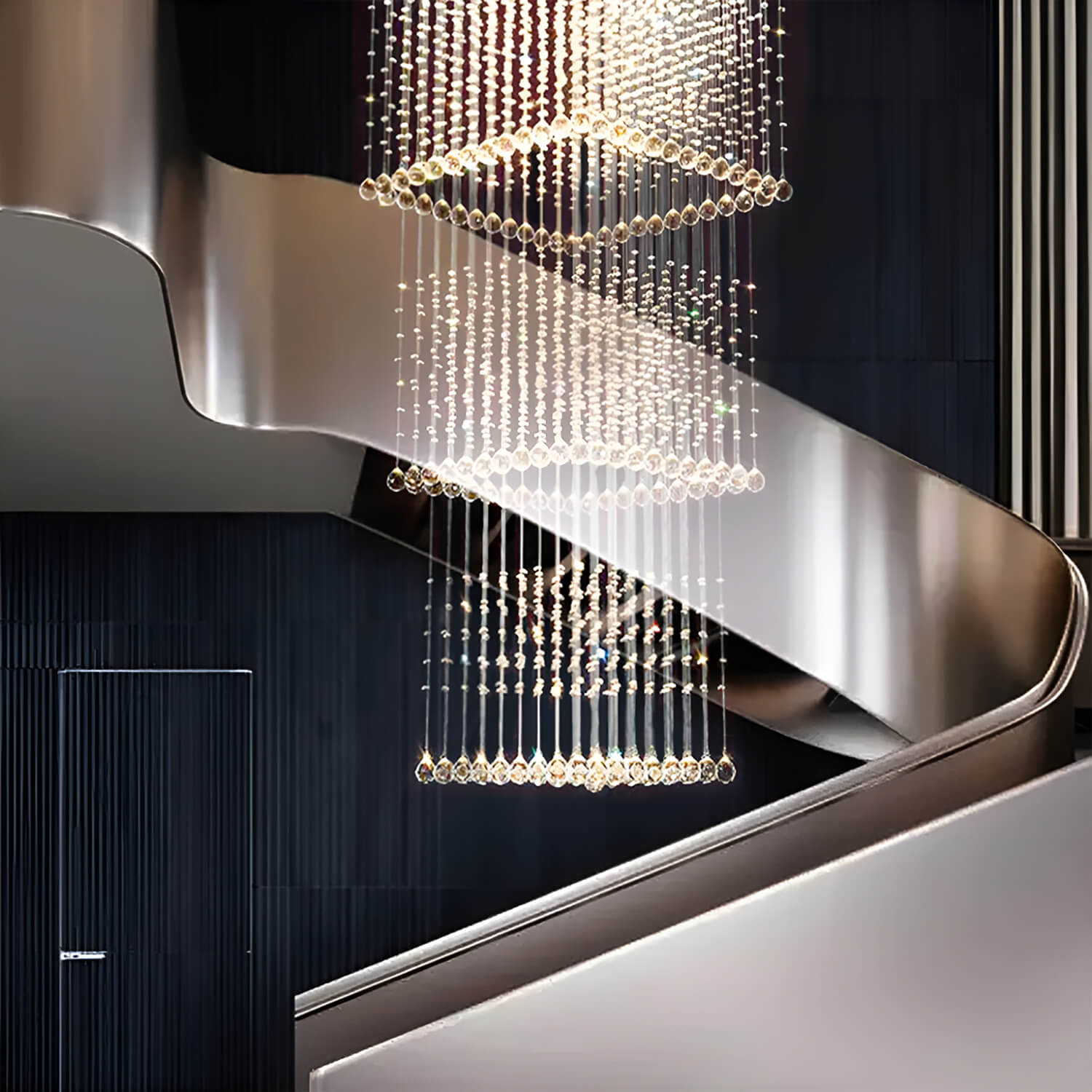 Modern raindrop chandelier clearance