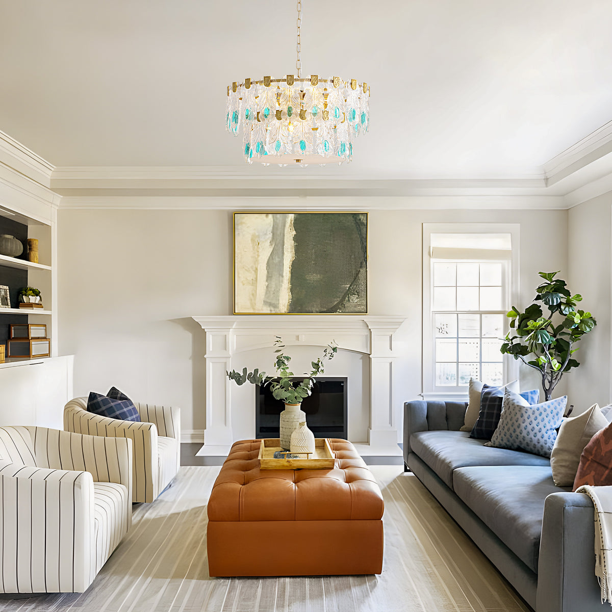 tavienne-modern-glam-glass-tiered-round-chandelier-living-room-three-sofary-lightng