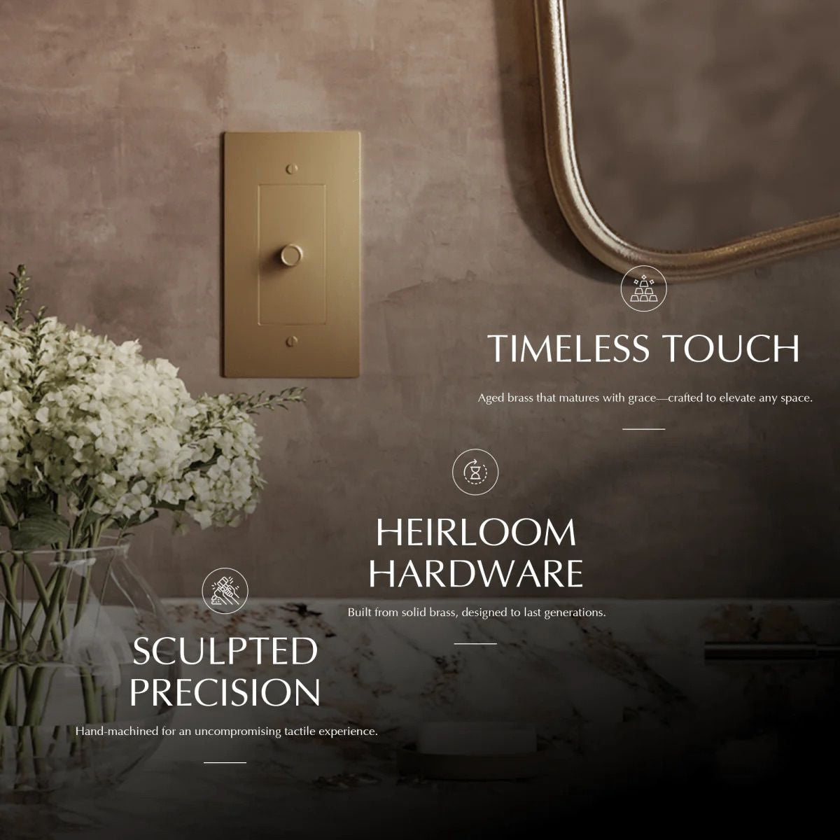 the-brass-dimmer-switch-heirloom-hardware | Sofary Lighting