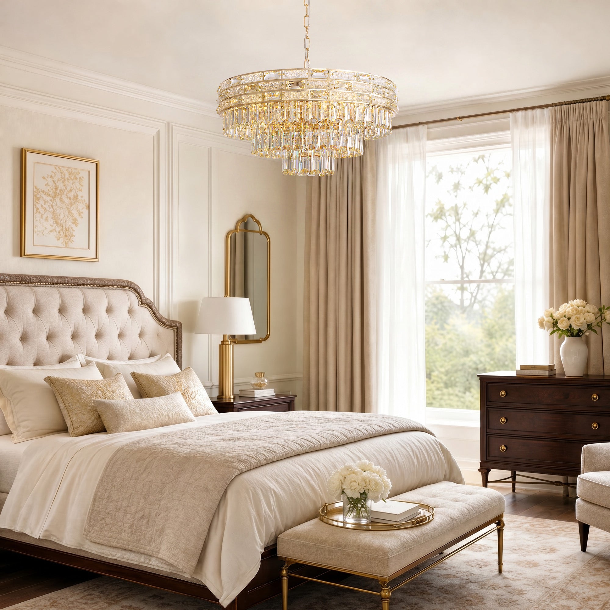 valencia-modern-luxury-gold-crystal-tiered-drum-chandelier-bed-room-sofary-lighting