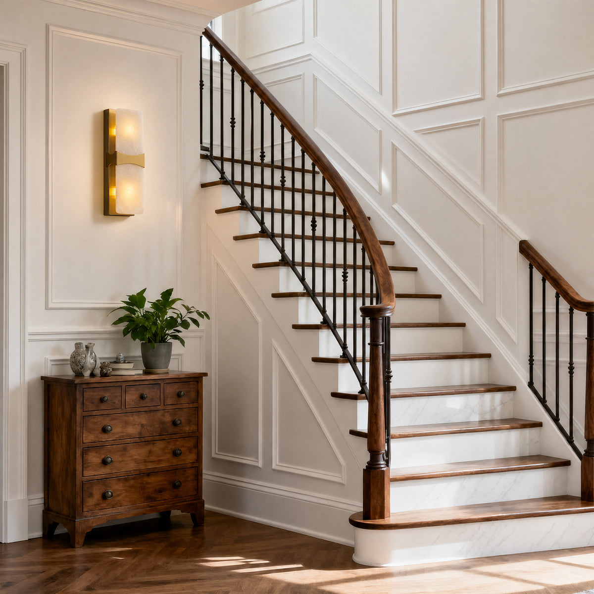 vallene-modern-contemporary-gold-alabaster-curved-accent-wall-sconce- stairs-sofary-lighting