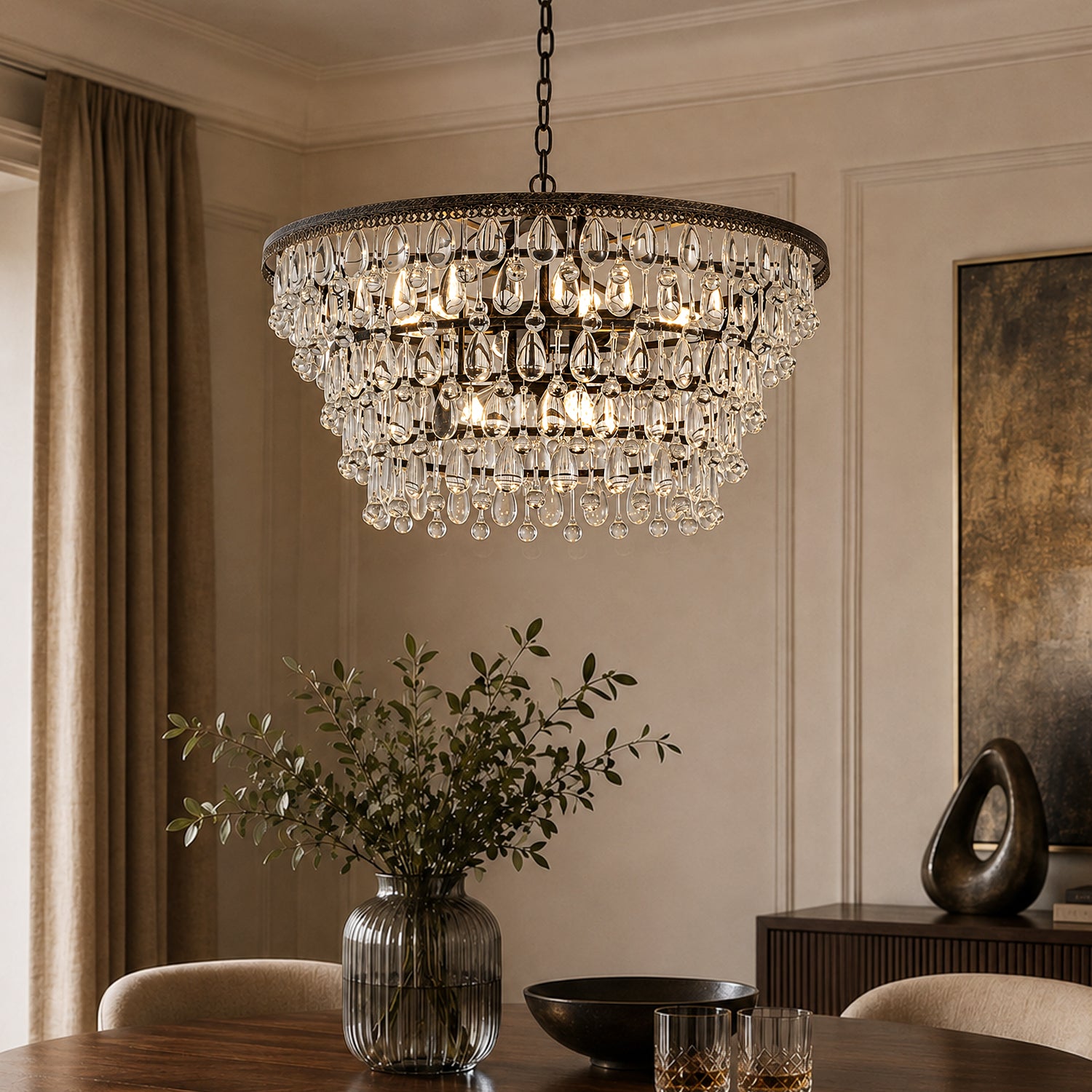vintage-crystal-teardrop-round-chandelier-sofary-lighting
