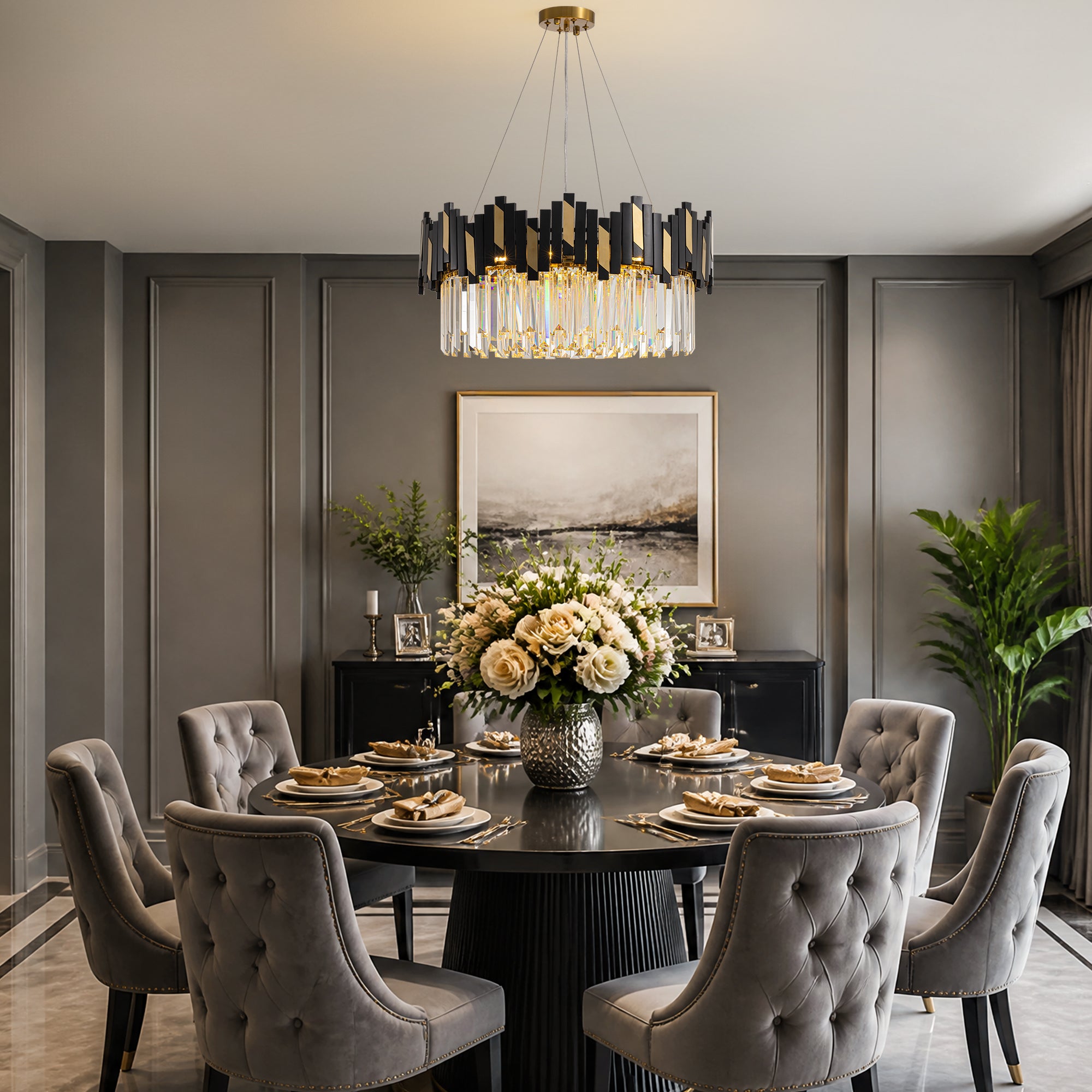 zelviane-modern-luxury-crystal-tiered-linear-chandelier-dining-room-two-sofary-lighting