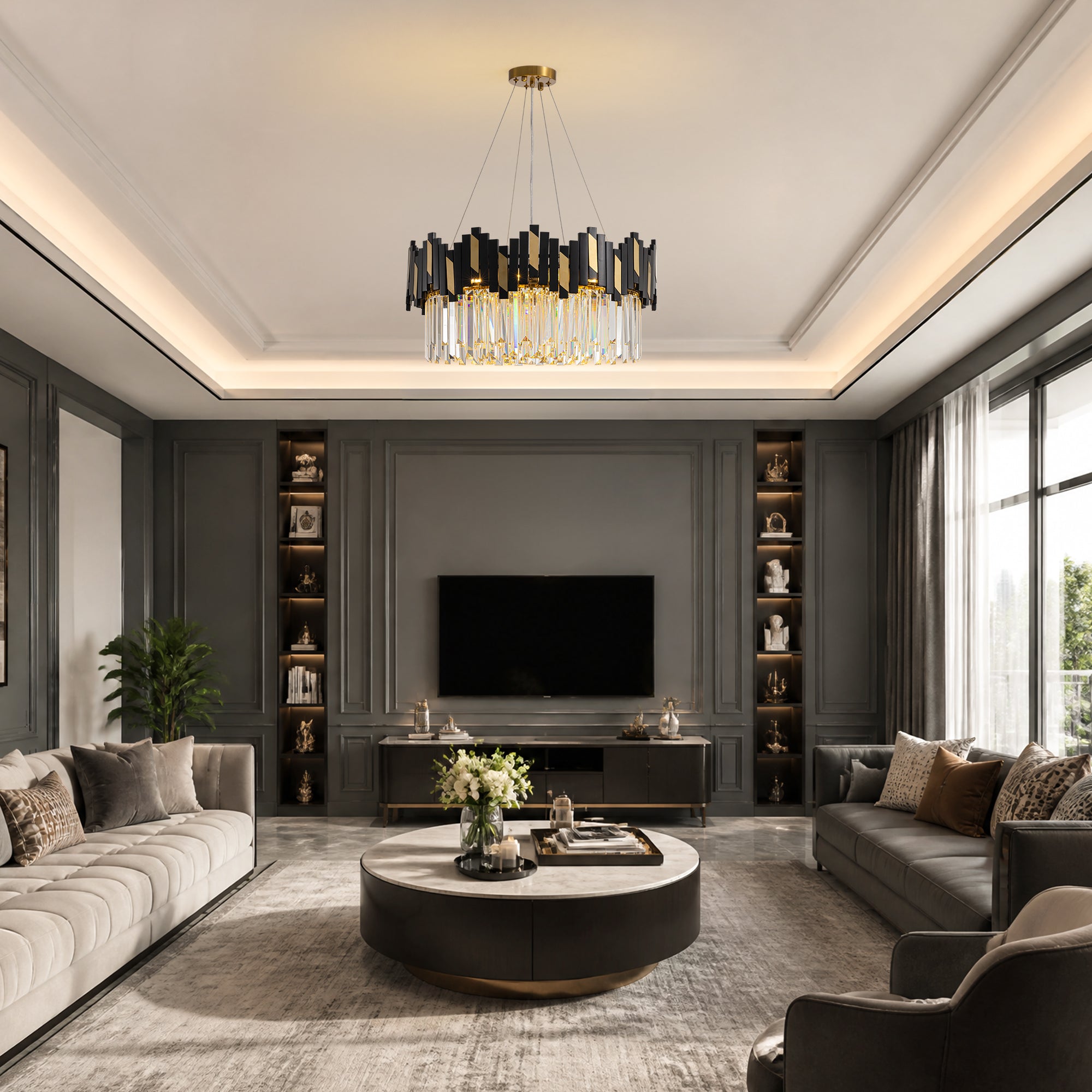 zelviane-modern-luxury-crystal-tiered-linear-chandelier-front-view-sofary-lighting