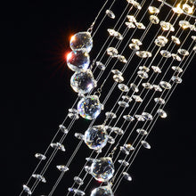 Spiral Raindrop Chandelier - Raindrop Crystal Chandelier - Details