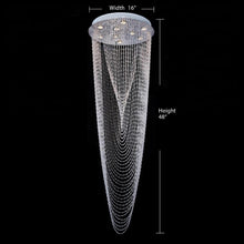 Splendid Waterfall Beaded Curtain Design Crystal Chandelier