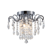 Modern Mini Round Crystal Flush Mount Ceiling Light | Sofary