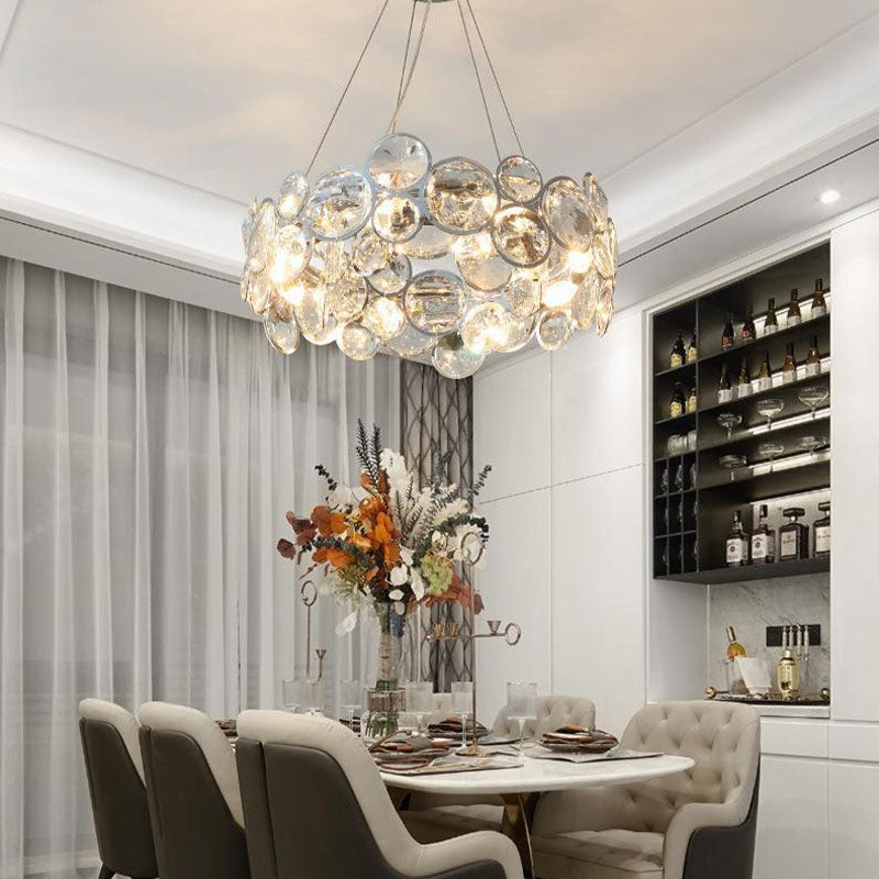 Unique Design Crystal Chrome Chandelier -Pendant Light - Dining  Room | Sofary