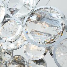 Unique Design Crystal Chrome Chandelier -Pendant Light -Crystal Detail | Sofary