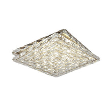 Gold Multi-layer Square Crystal Chandelier - Ceiling Light | Sofary