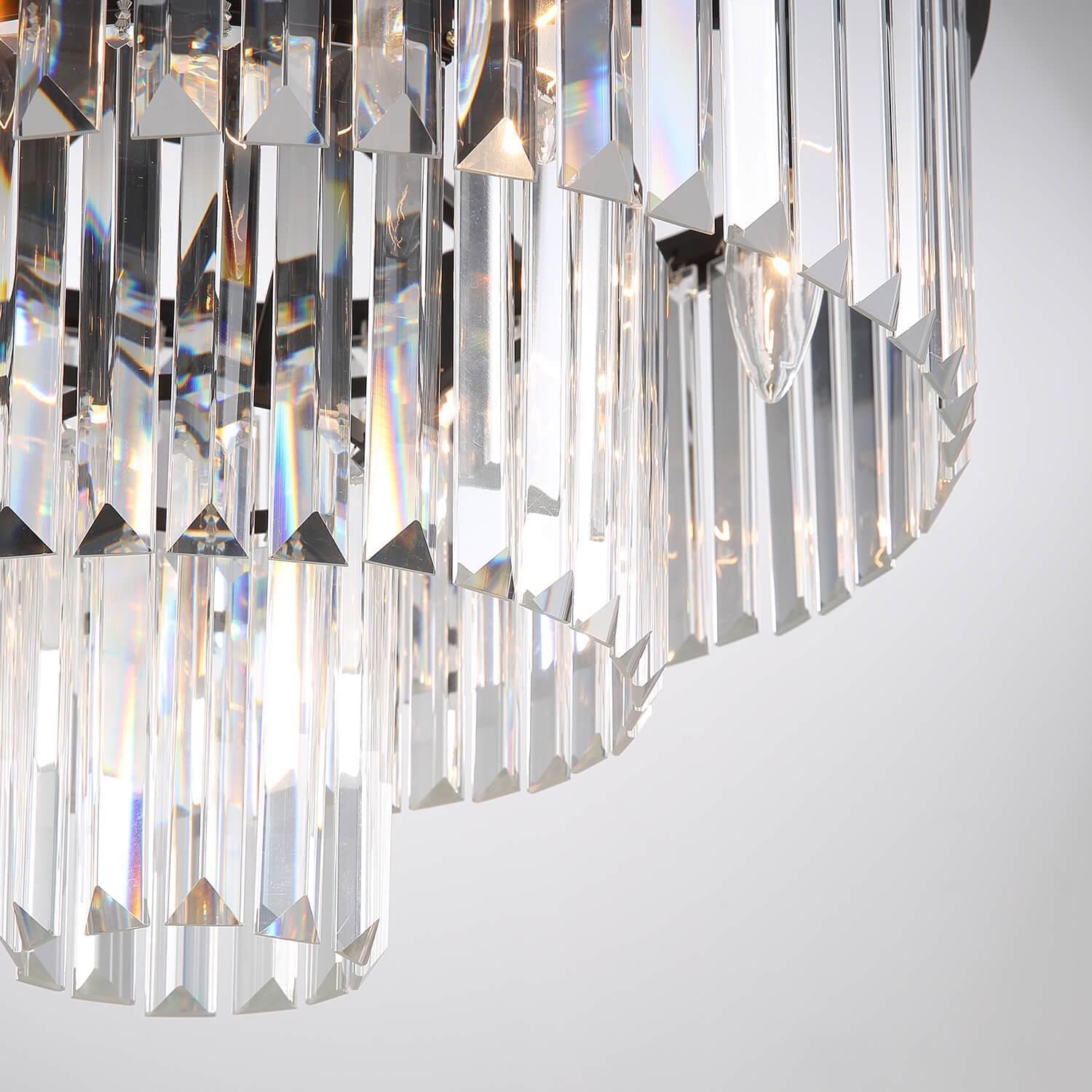 3-Tier Crystal Chandelier Lighting - Details | Sofary